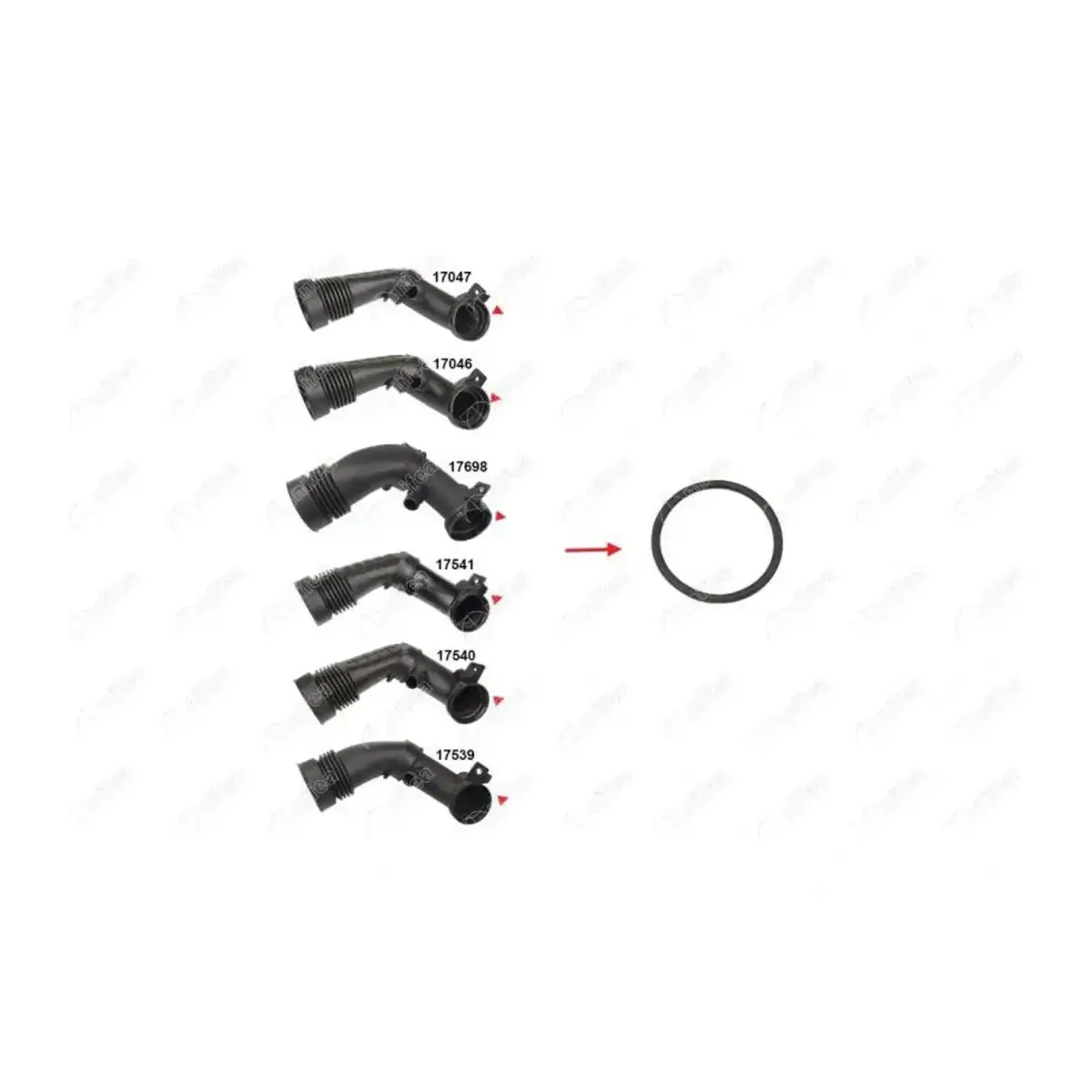 9810921180 TURBO BORUSU CONTASI DOBLO 1.5 HDI NIFEA