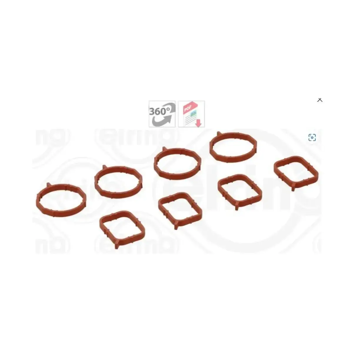 03L129717H EMME MANIFOLD CONTASI POLO V CADDY III-IV GOLF V-VI JETTA III-IV PASSAT CAYB CAYC 1.6 TDI ( TAKIM ) ELRING