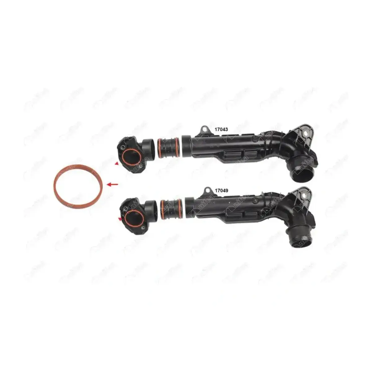 9810958280 TURBO BORUSU CONTASI PLASTIK BORU HARIC DOBLO 1.5 HDI TRANSIT CONNECT C4 C5 COMBO P2008 P301 P308 P5 NIFEA