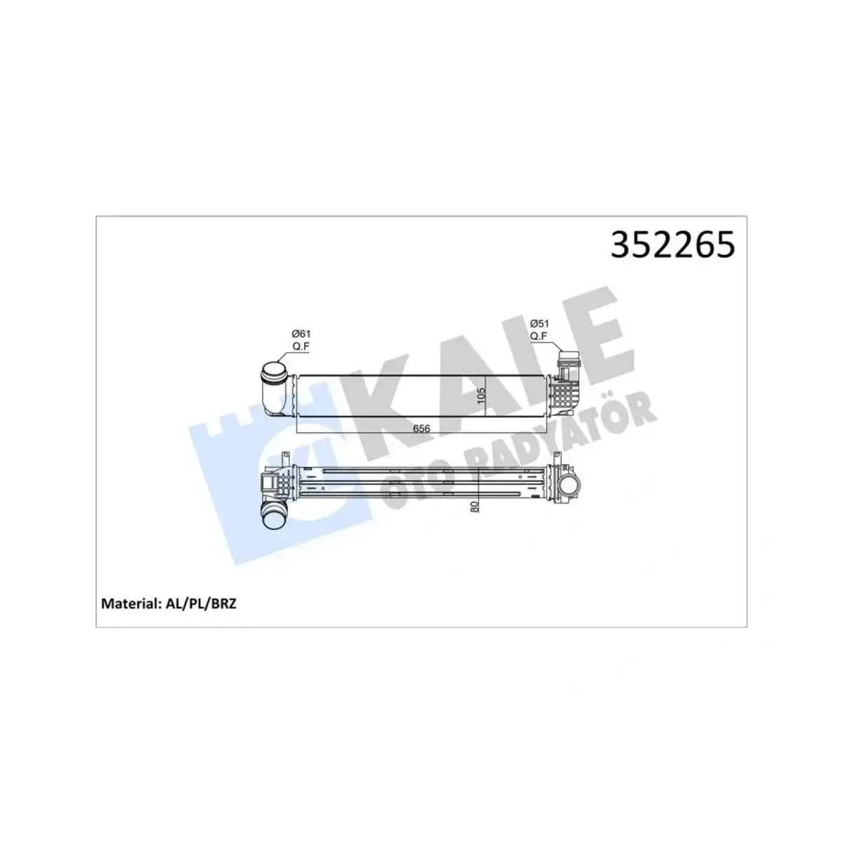 144960022R INTERCOOLER FLUENCE MEGANE III MEGANE CC SCENIC III GRAND SCENIC III 1.6-1.9DCI 08=> KALE