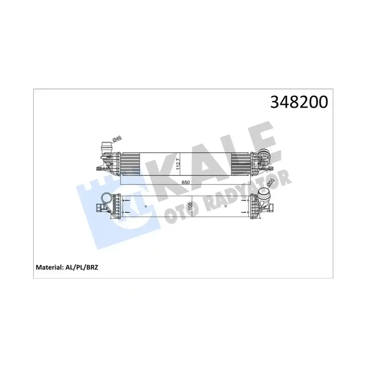 144960001R INTERCOOLER LAGUNA III 2.0 DCI AL PL BRZ KALE