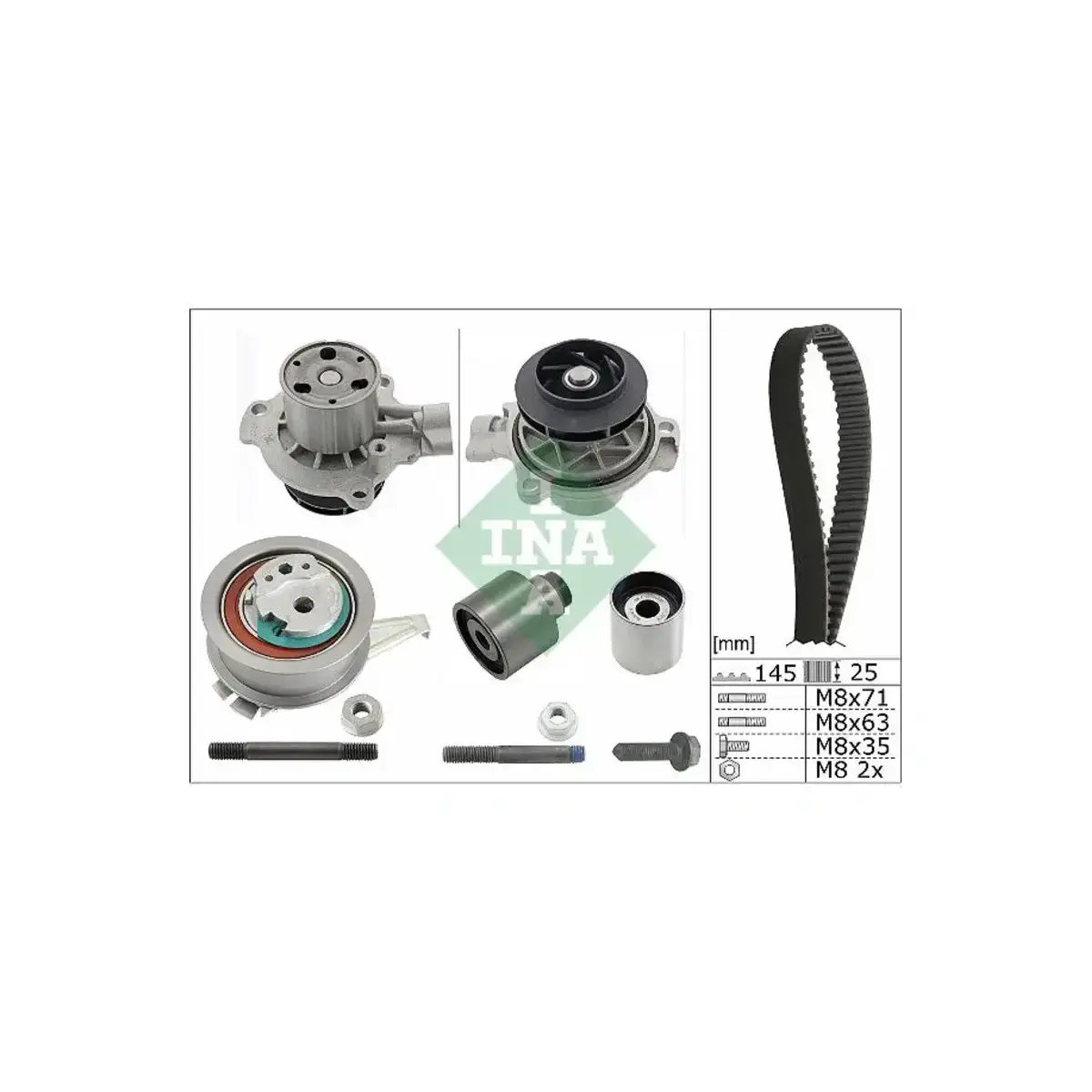 036109244K DEVIRDAIMLI TRIGER SETI (SENSÖRSÜZ) CRAFTER-T6 2.0 TDİ (CXEB-CXEC-CXFA-CXHA) INA