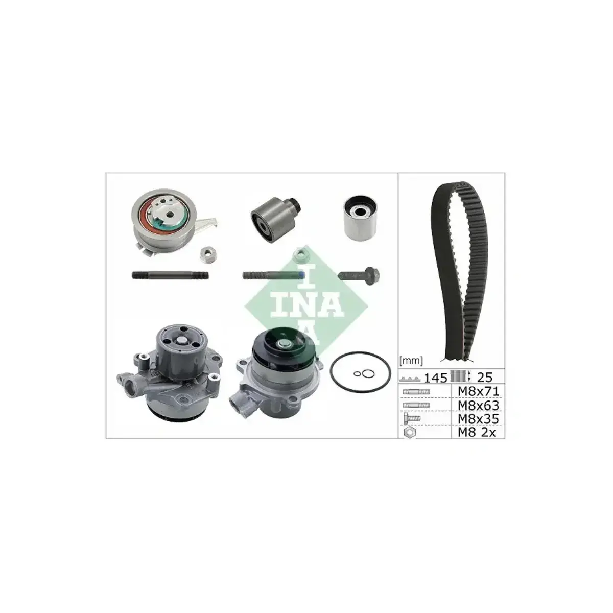 036109244K DEVIRDAMLI TRIGER SETI ( SOKETSIZ ) (145x250 )GOLF7-A3-LEON-PASSAT-TİGUAN-OCTAVIA-CADDY 1.6-2.0 TDİ INA