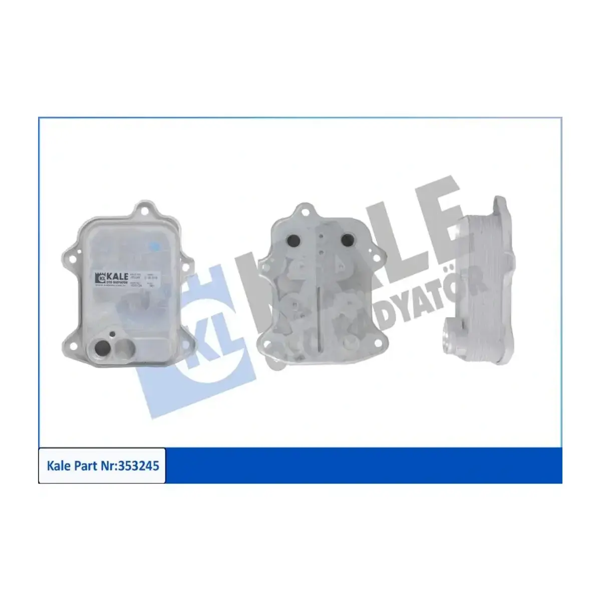 03C117021 YAĞ SOĞUTUCU GOLF5/6-JETTA-PASSAT-SCIROCCO-TIGUAN-A3-LEON-SUPERB 2004-2012 => 1.4 TSI-1.6FSI KALE