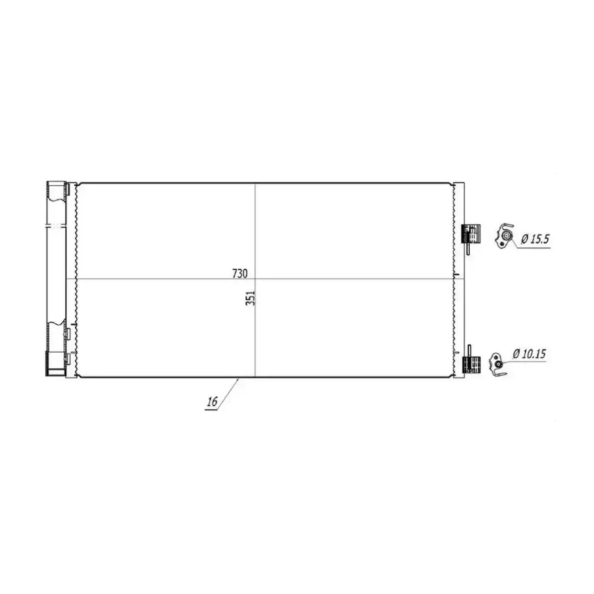 921100002R KLIMA RADYATORU (KONDANSER) LAGUNA III 1.5 DCI 1.6I 16V 2.0 DCI 07> LATIDUDE 1.5 DCI 2.0 DCI 11> (OT ORIS
