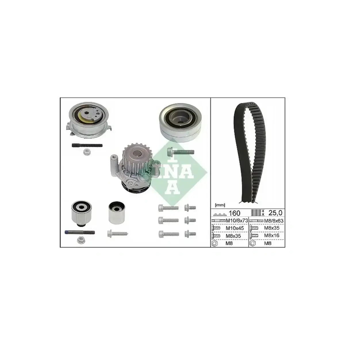 03L198119A DEVIRDAIMLI TRIGER SETI CRAFTER TRANSPORTER T6 JETTA CADDY POLO PASSAT 1.6-2.0 TDI A3 (CAYB-C-D-CAAB INA