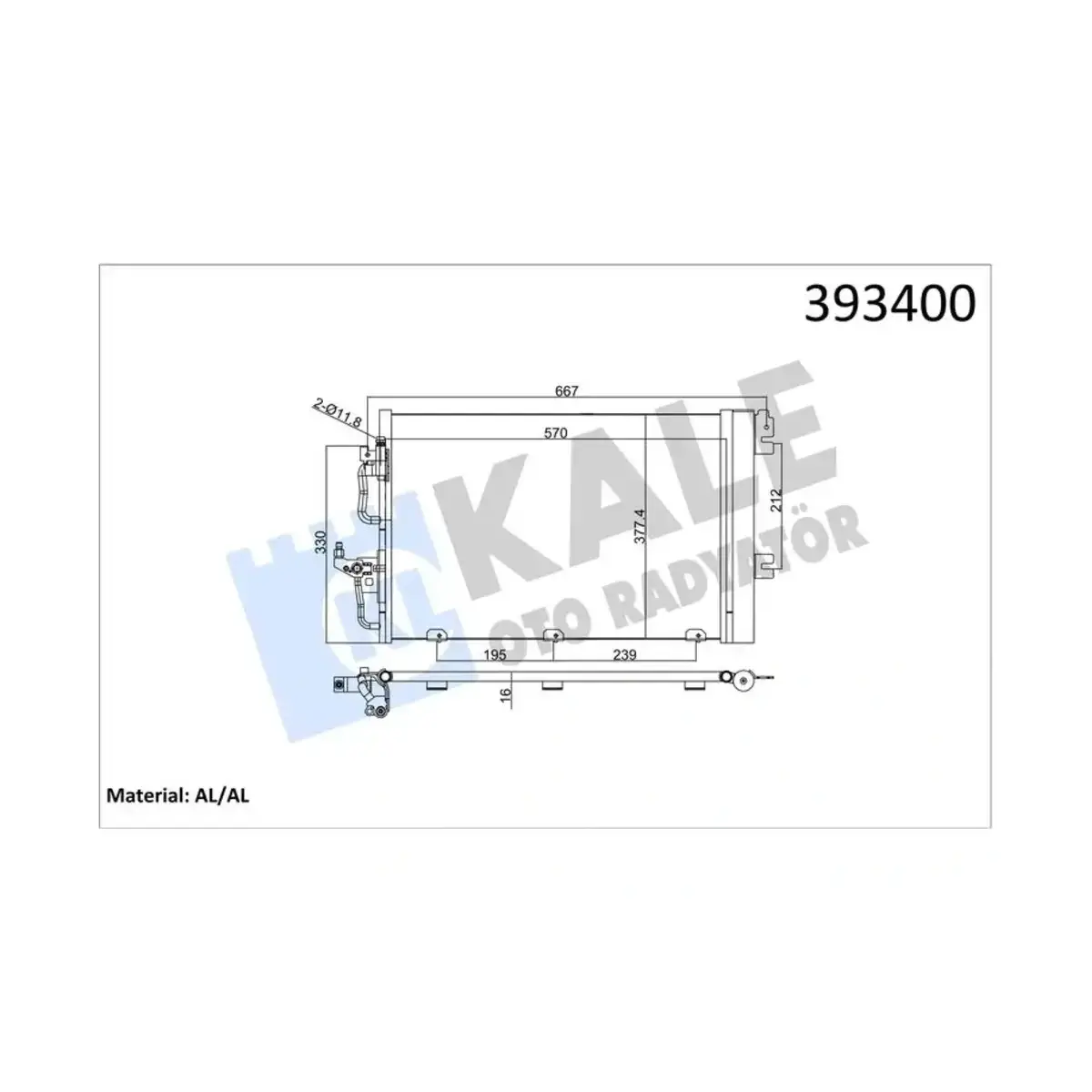 13129192 KLIMA RADYATORU ASTRA H-ZAFIRA B 1.4-1.6-1.8 Z14XEL-Z14XEP-Z16XEP-Z16XER-A16XER-Z18XE-Z18XER-A18XER KALE