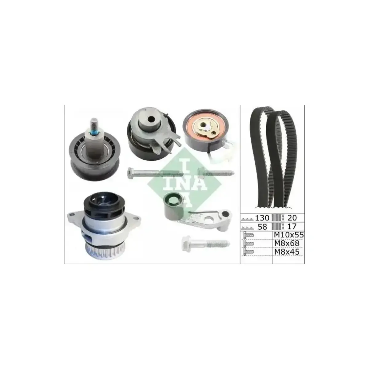 036198119A DEVIRDAMLI TRIGER SETI (130X200-058X170) POLO GOLF IV CORDOBA 1.4 1.6 16V (BCB-BBY-BUD) INA