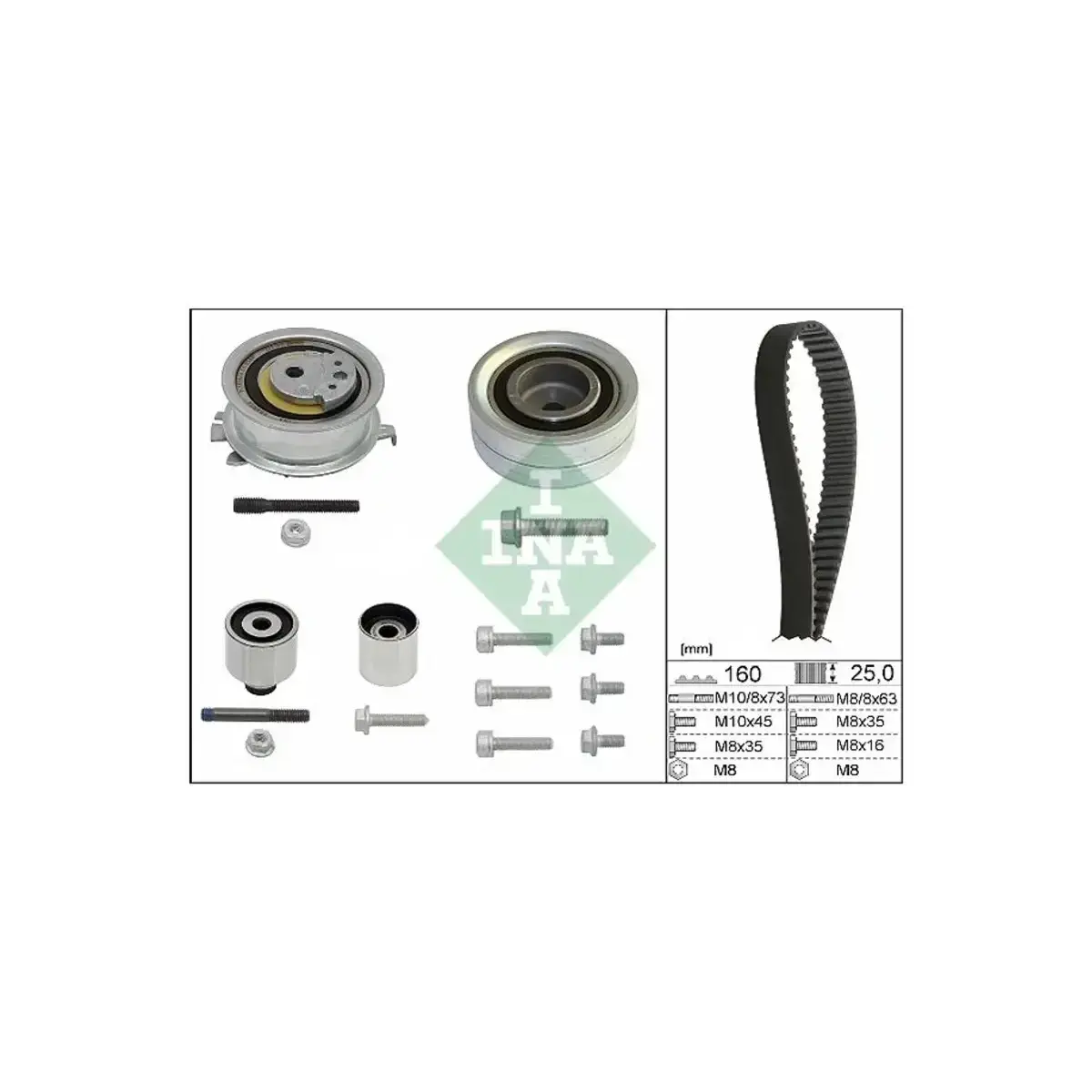 03L198119A TRIGER SETI CRAFTER TRANSPORTER T6 JETTA CADDY POLO PASSAT 1.6-2.0 TDI A3 (CAYB-C-D-CAAB-C-CKU INA