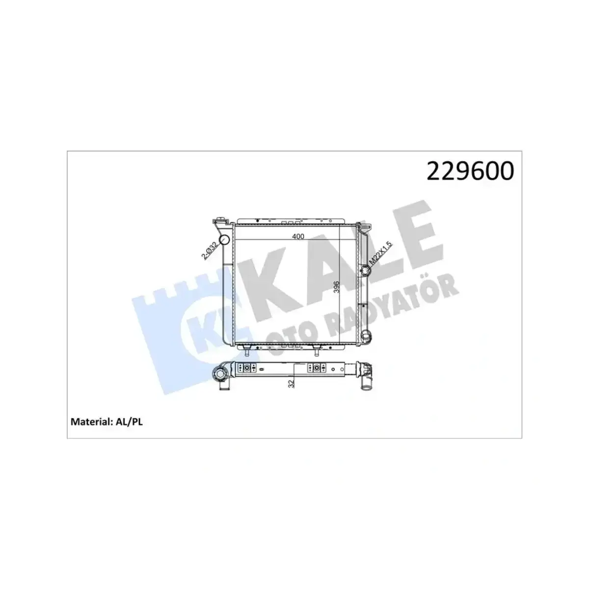 7701406496 RADYATOR (229600) R9 R11 BROADWAY SPRING 2 SIRA AL+PL KALE