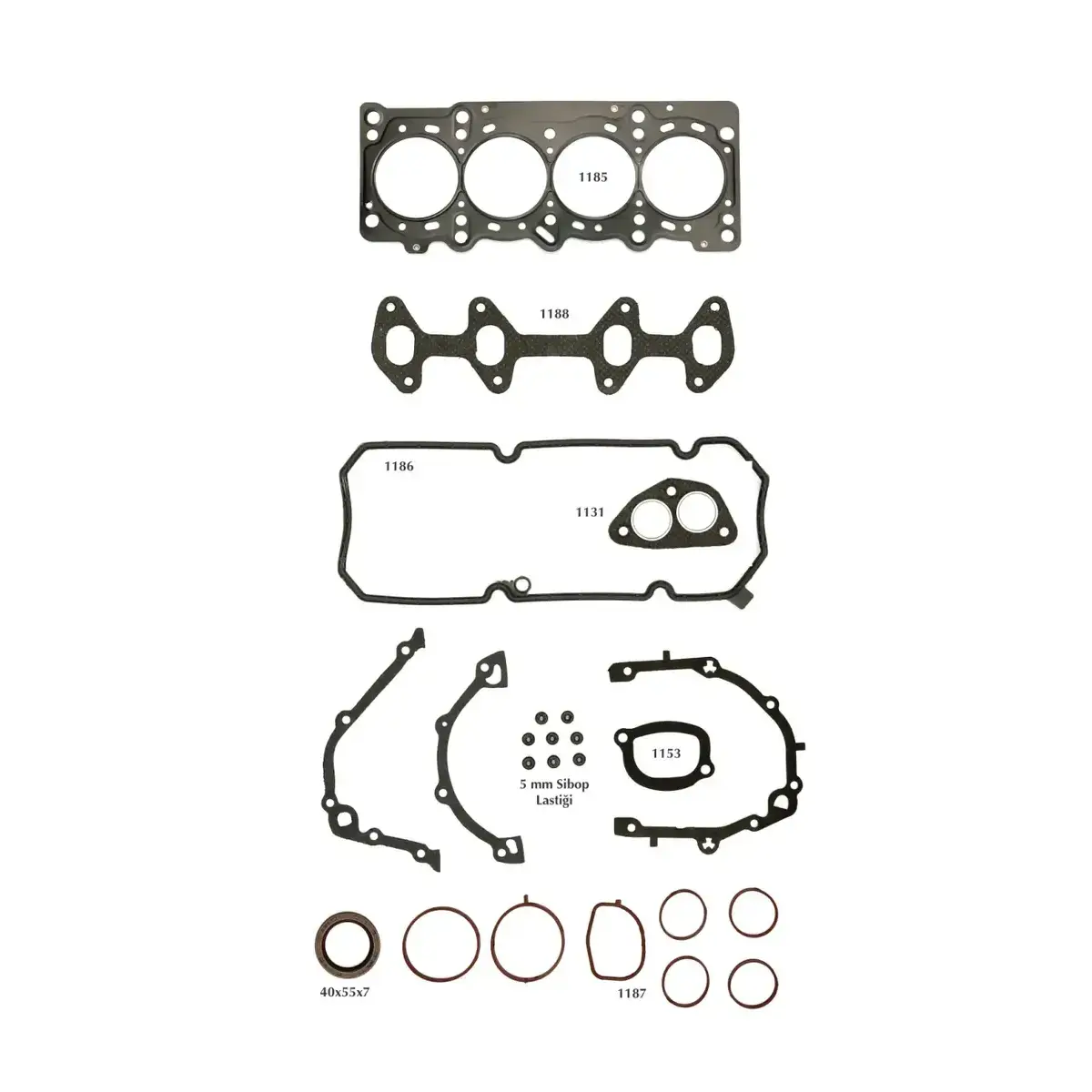 71740655 TAKIM CONTA PUNTO-DOBLO-FIORINO-LINEA 1.4 8V (199 A7.000-350 A1.000-FP4) SKC LI SUPSAN
