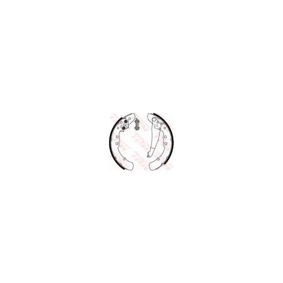 GS8544 ARKA FREN BALATASI PABUCLU CADDY II GOLF III PASSAT 1990 - 1997 TRW