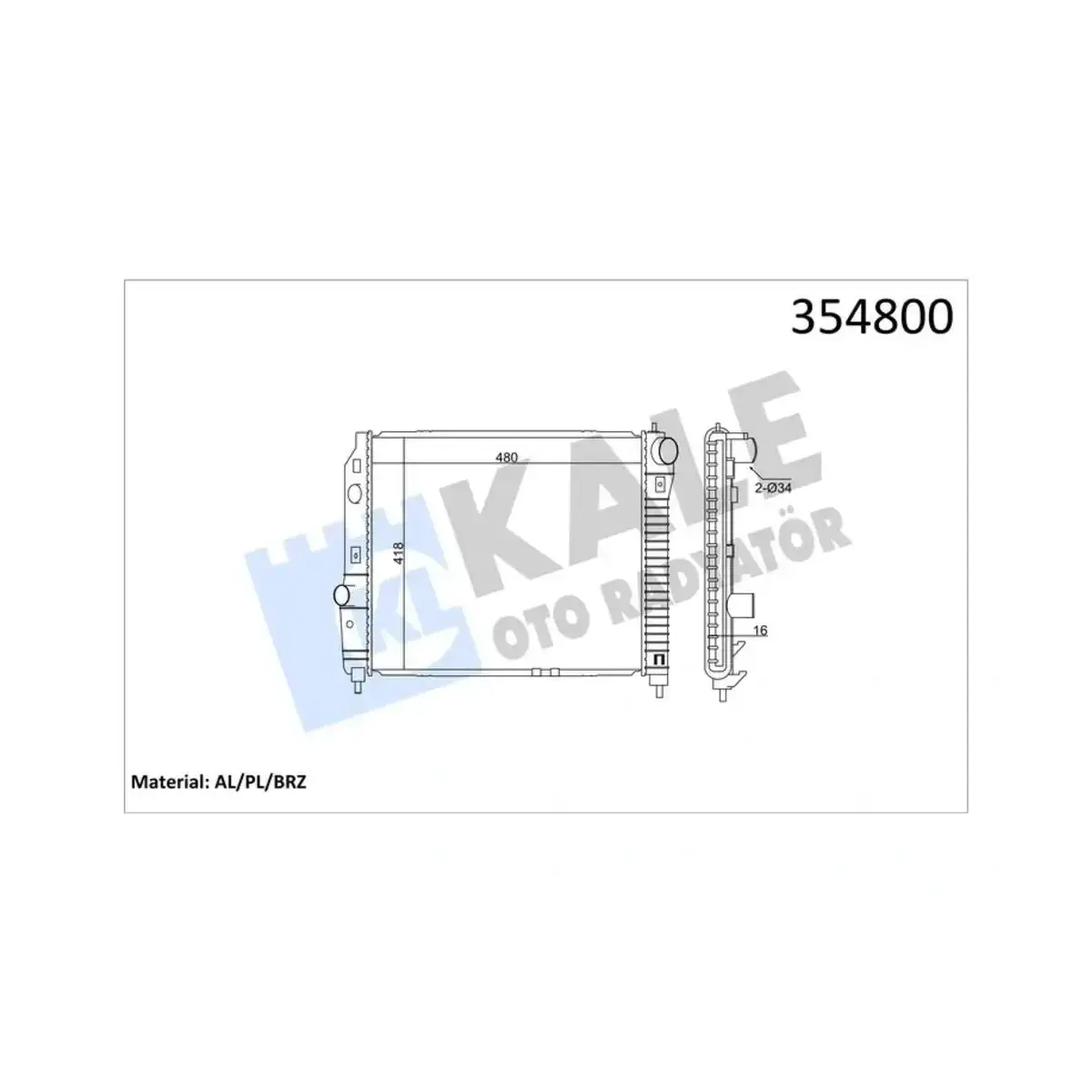 P96536523 RADYATOR AVEO-KALOS MT AL PL BRZ KALE