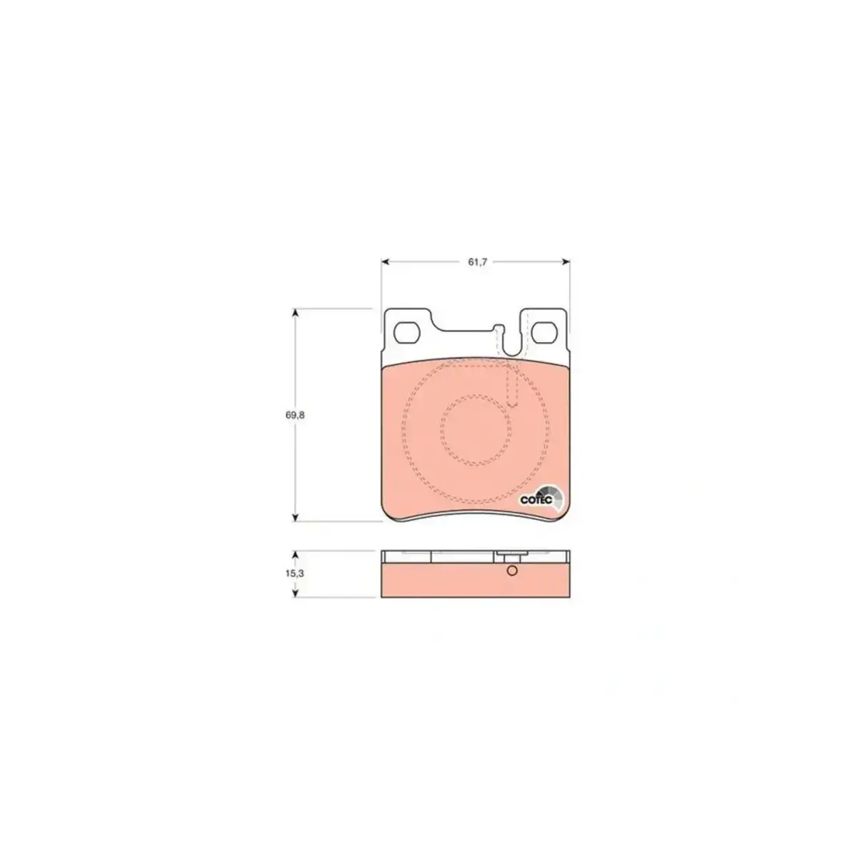 GDB1123 Disk Balata TRW GDB1123 Disk Balata TRW