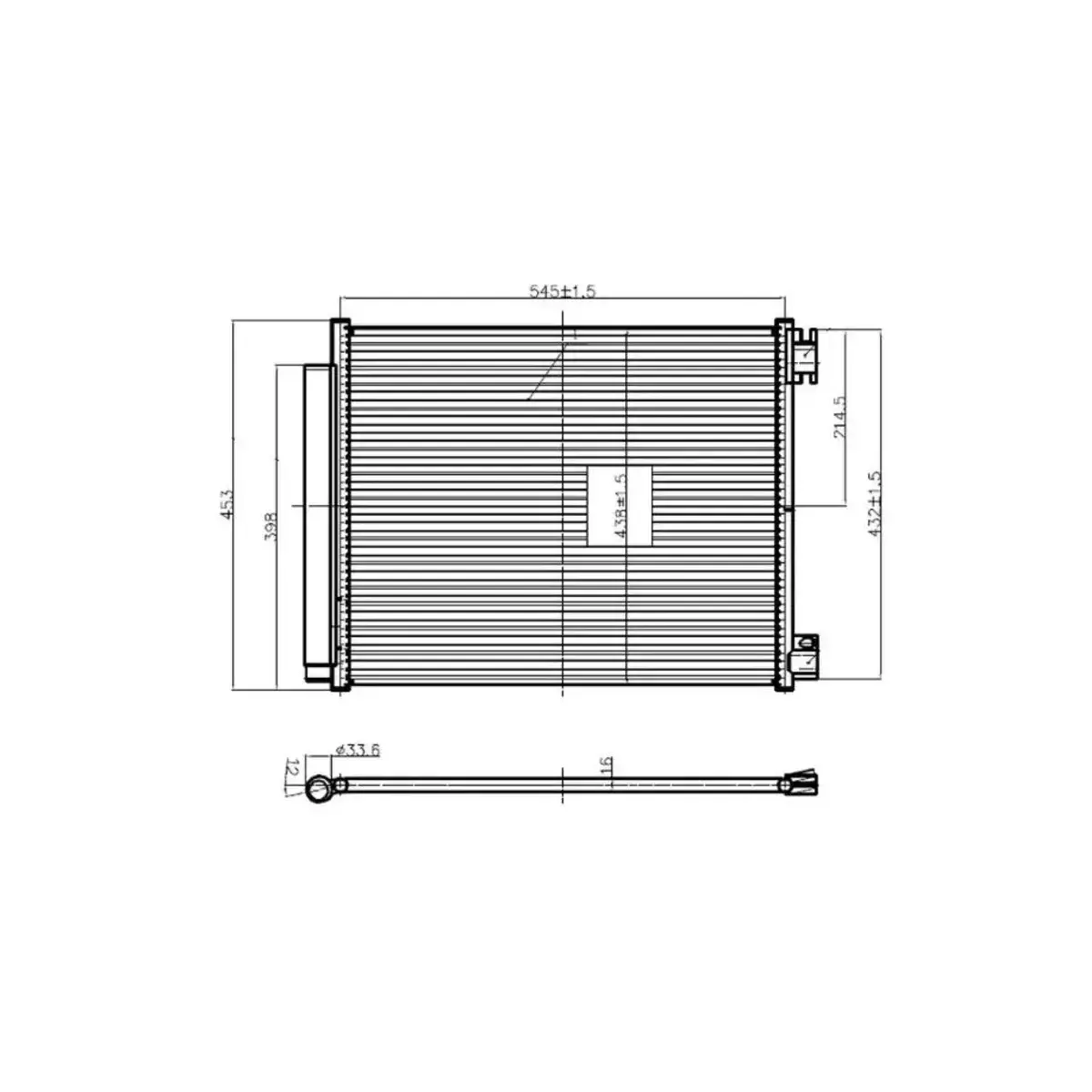 921001829R KLIMA RADYATORU MEGANE IV 16> TALISMAN 15> GRAND SCÉNIC IV 16> 1.2 TCE 1.3 TCE 1.5dCi 1.6dCi ORIS