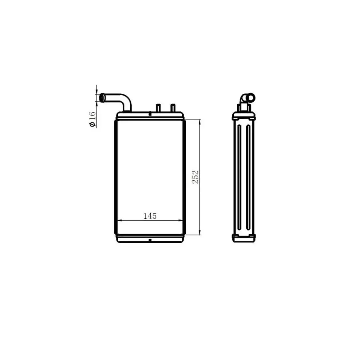 4327232 KALORIFER RADYATORU DKS M131 1600 (250x140x36) ORIS