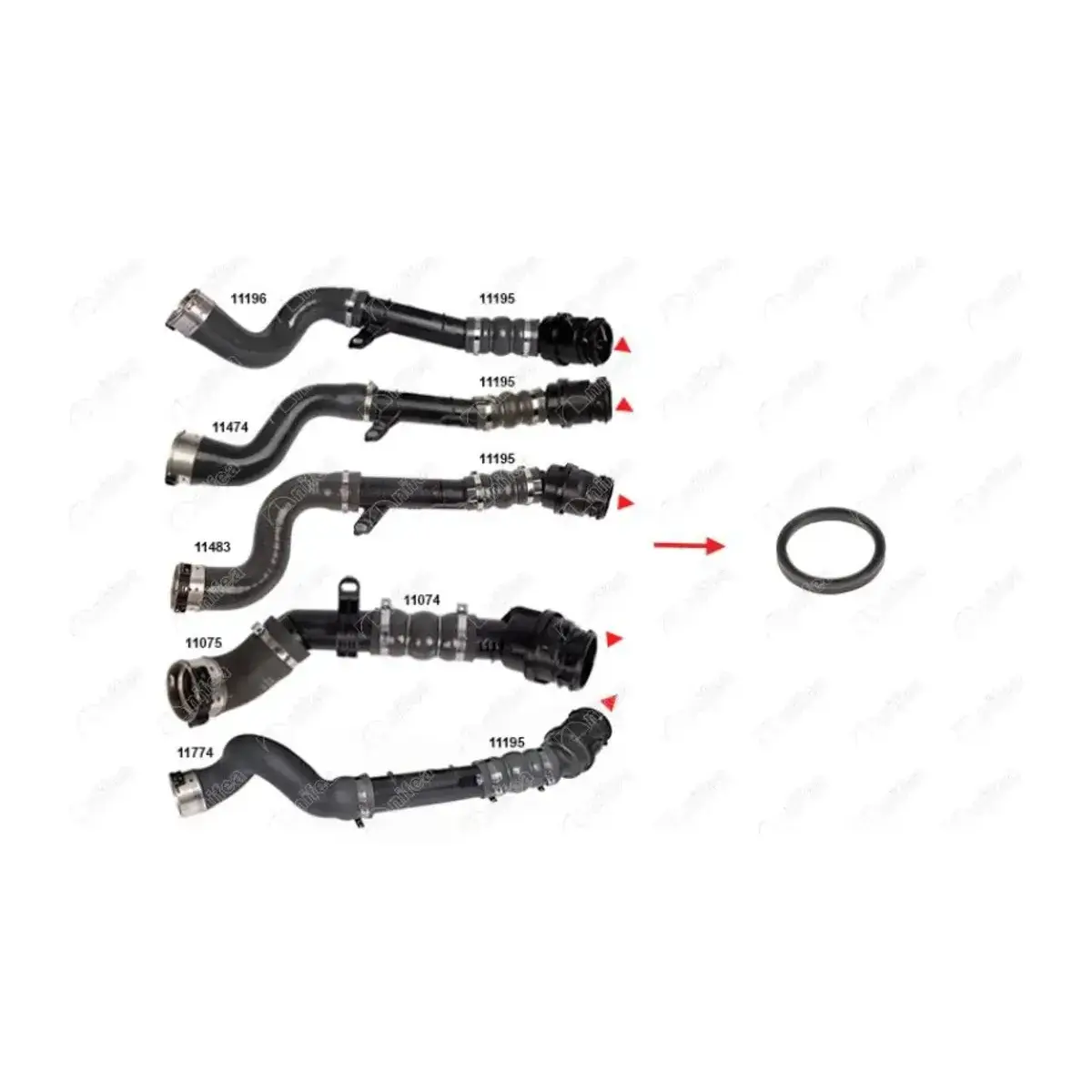 144602760R TURBO BORUSU CONTASI PLASTIK BORU HARIC NIFEA