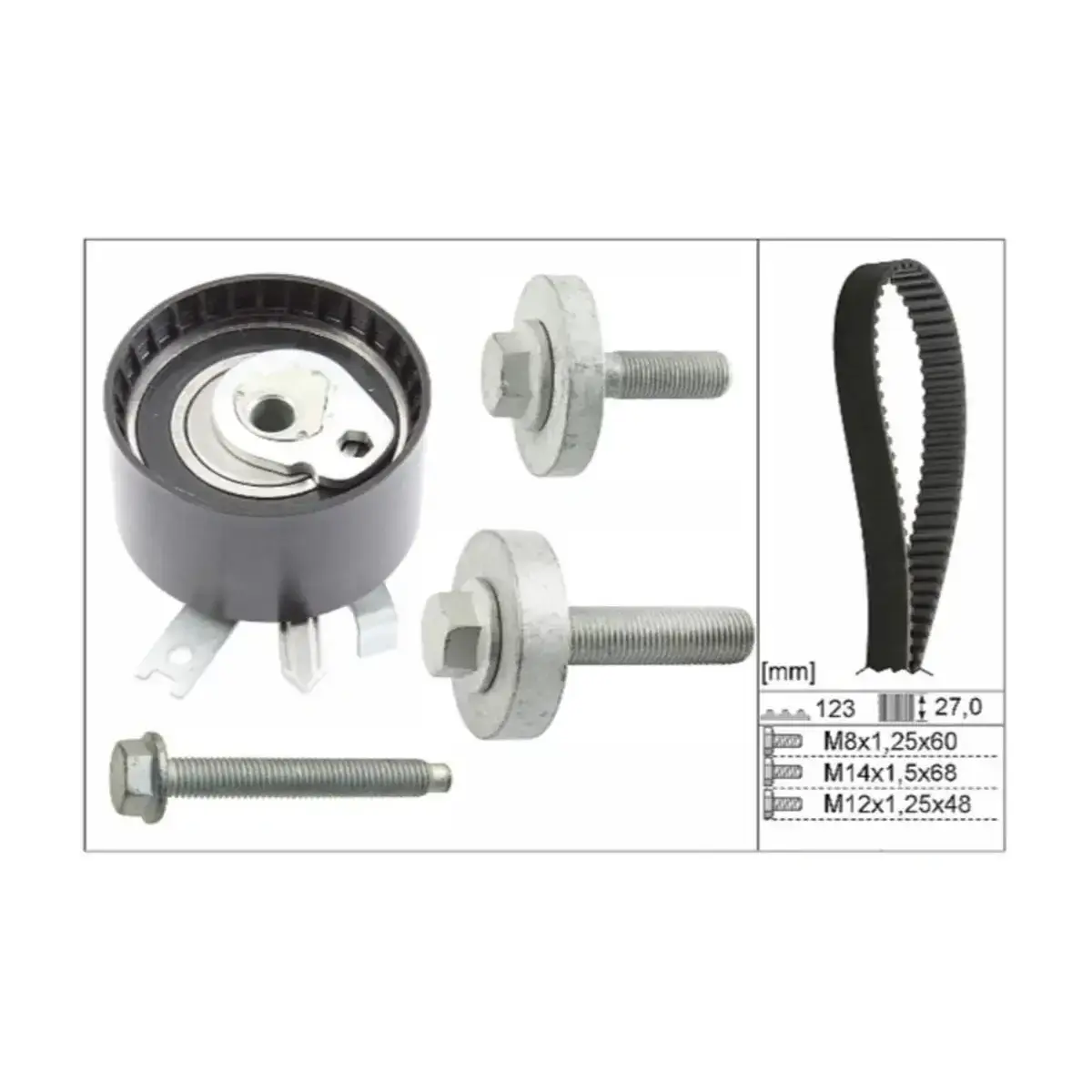 7701477028 TRIGER SETI (123X27) CLIO II 01>06 MEGANE II 04> KANGO 01> MICRA III 04> DUSTER 10> 1.5 DCI K9 (EUR INA