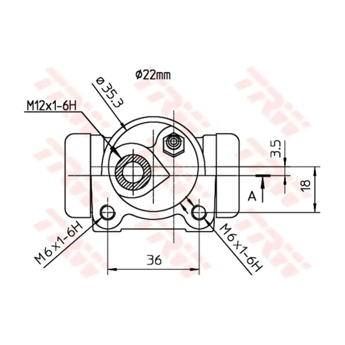 7701035467 SILINDIR FREN ARKA SOL R21 MANEGER TRW