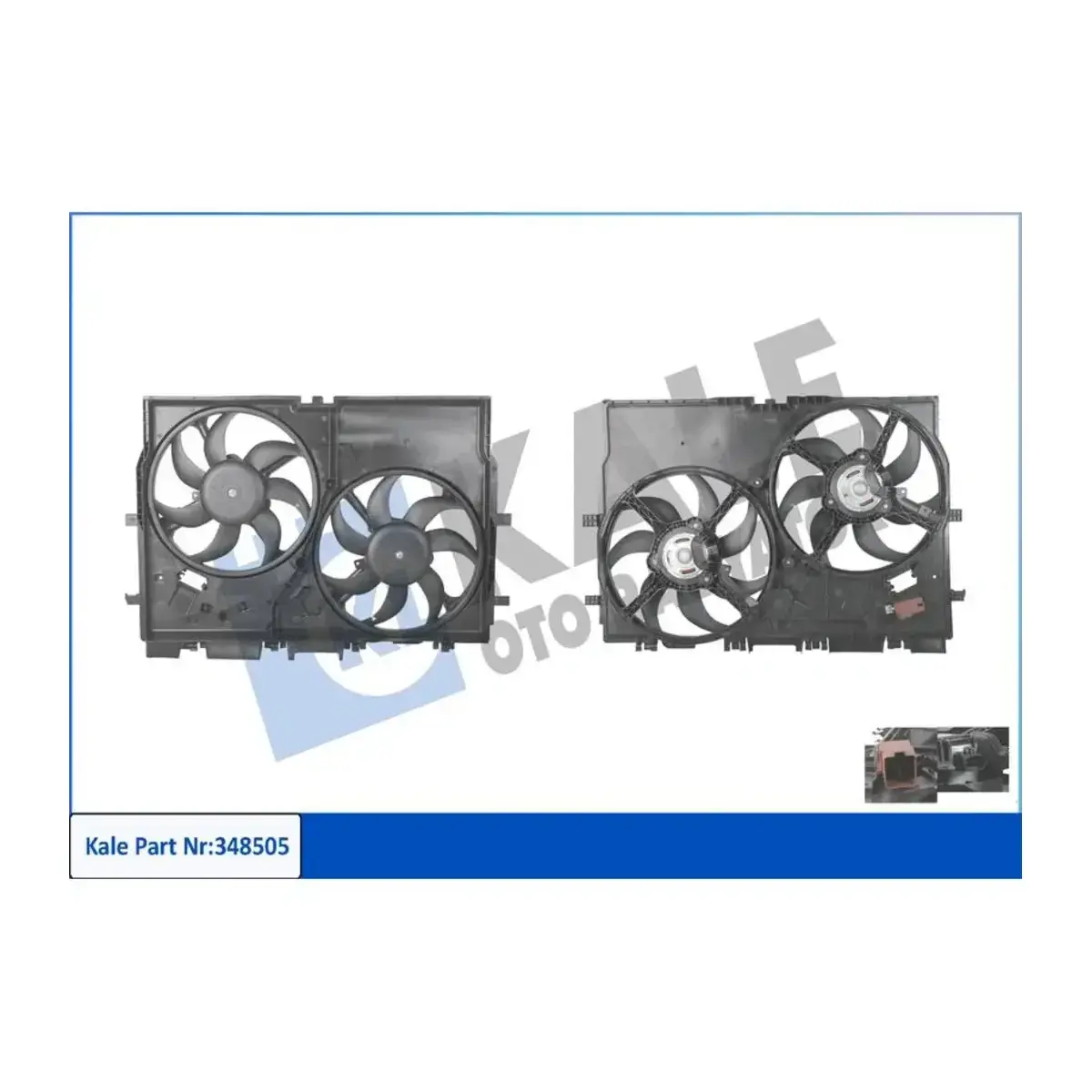 1250H9 FAN MOTORU DUCATO II 400 300 WATT (DAVLUMBAZLI) KALE