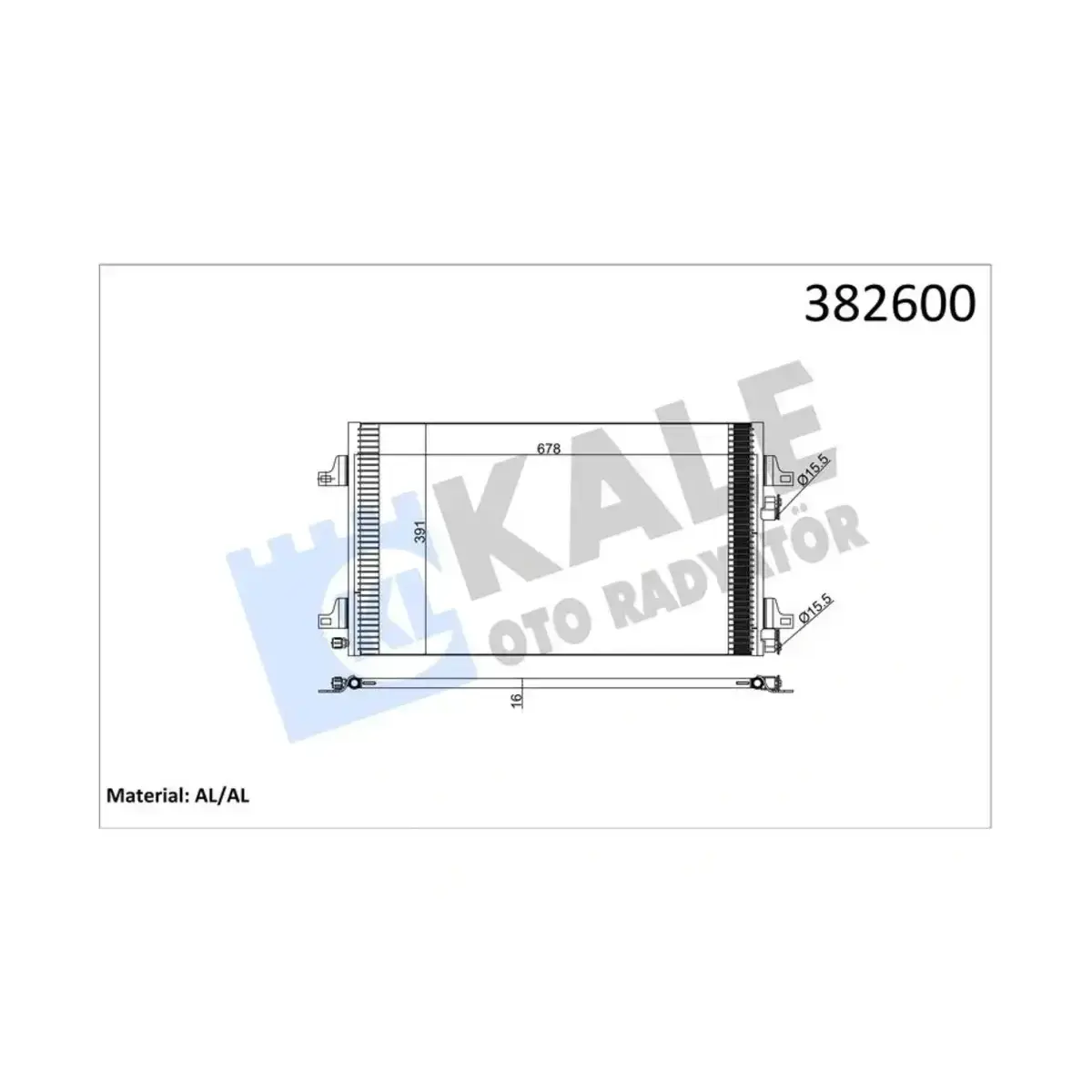 8200332852 KONDENSER LAGUNA II-VELSATIS AL AL KALE