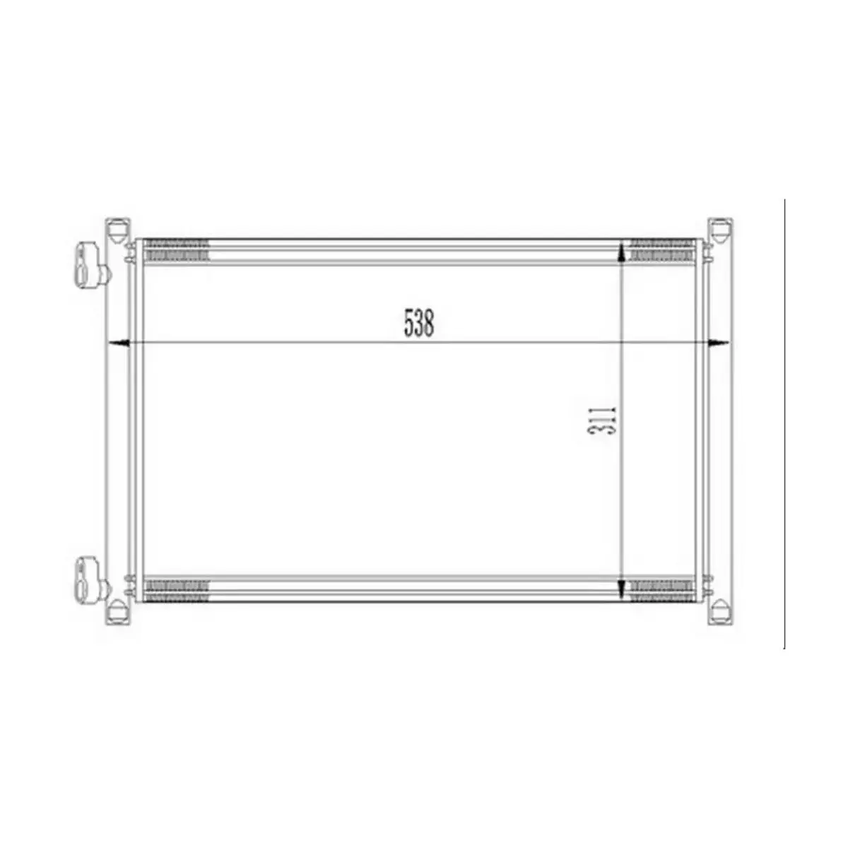 46524500 KLIMA RADYATORU (KONDANSER) PUNTO II 1.8I 1.9 D JDT (99 03) (OTO. MEK.) ORIS