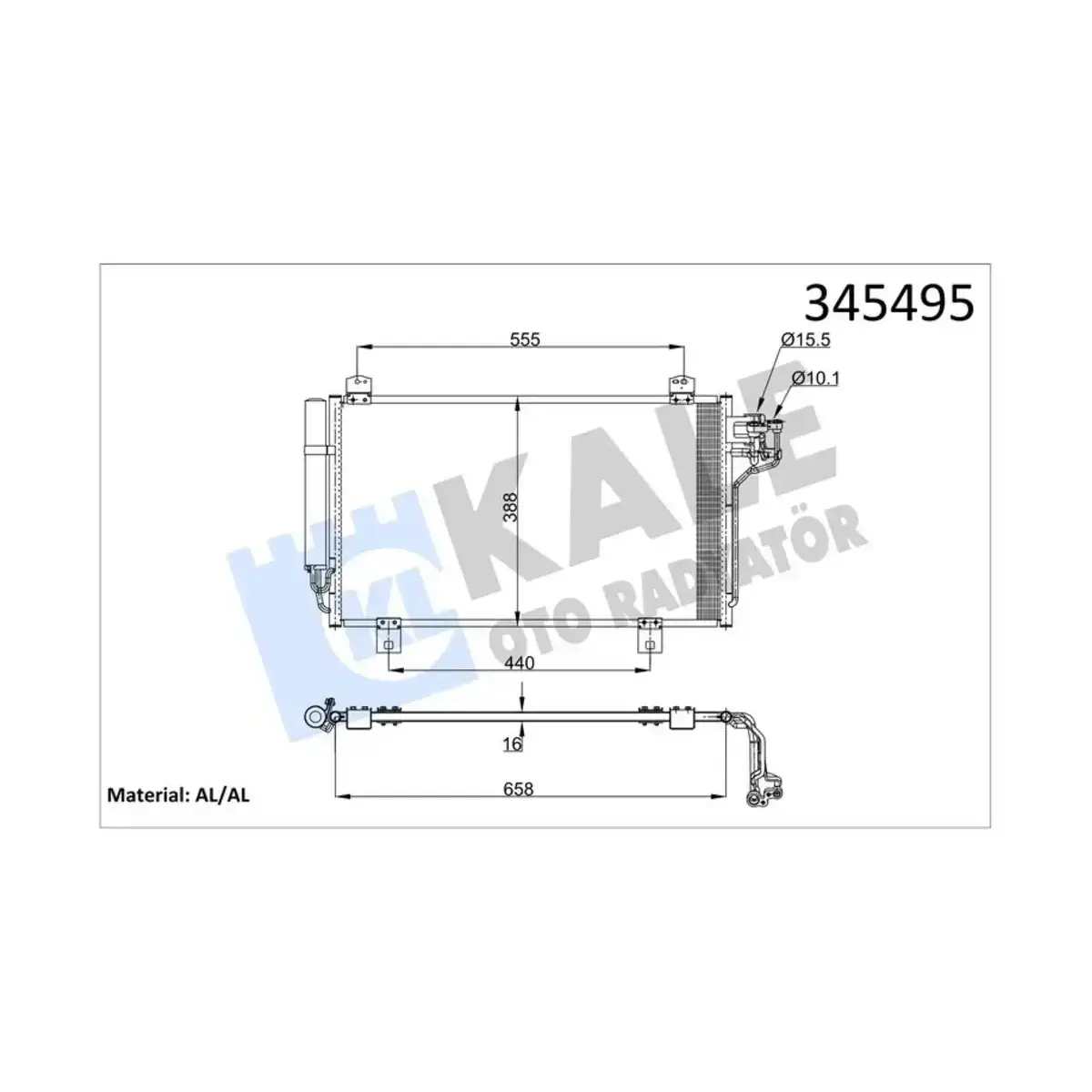 GHR161480 KONDENSER 6 AL AL KALE