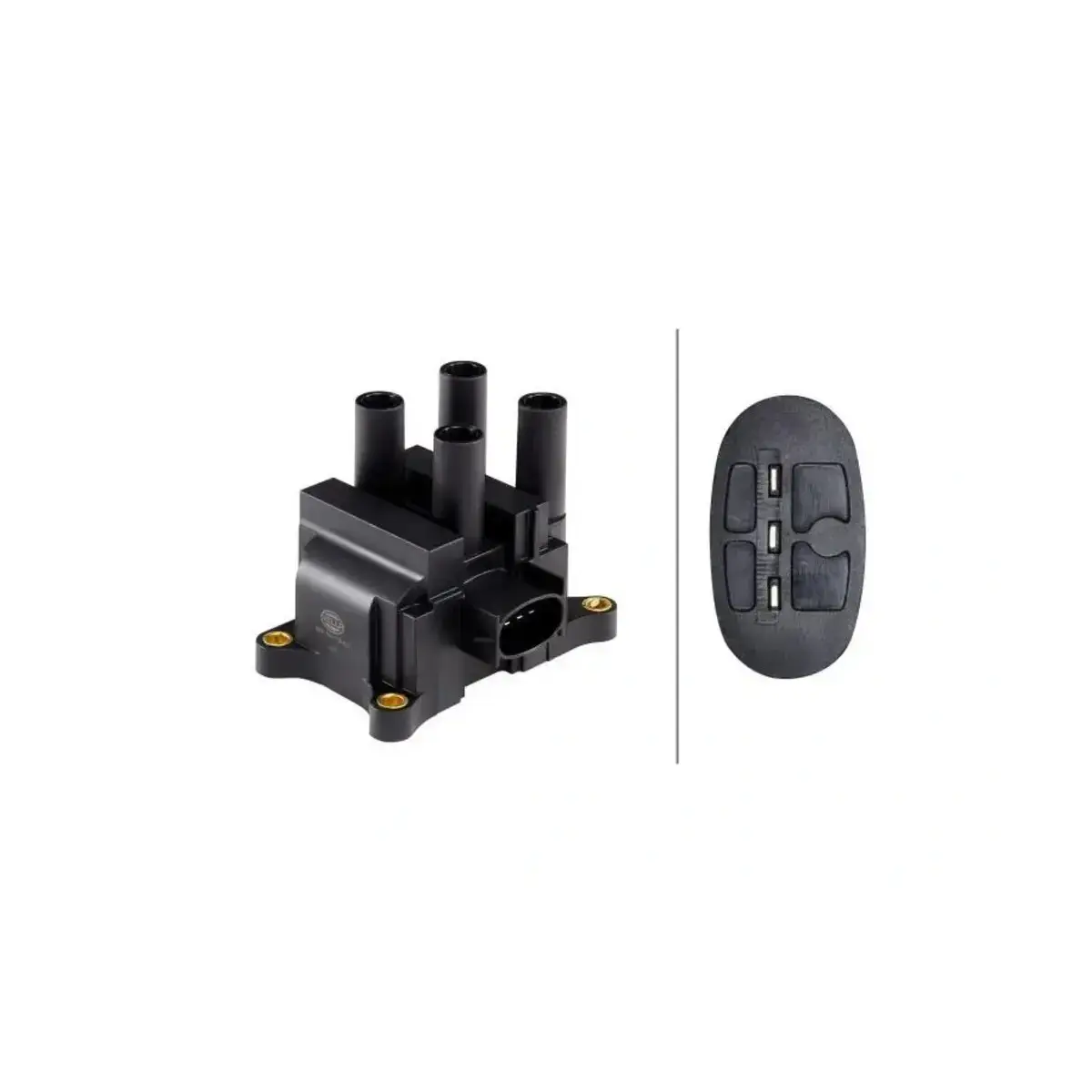 988F12029AD ATESLEME BOBINI FOCUS CMAX 1.6-1.8-2.0 16V-01=> FUSION 1.4-1.6-KA 1.3I-MONDEO II 04=>FIESTA MAZDA 2 HELLA