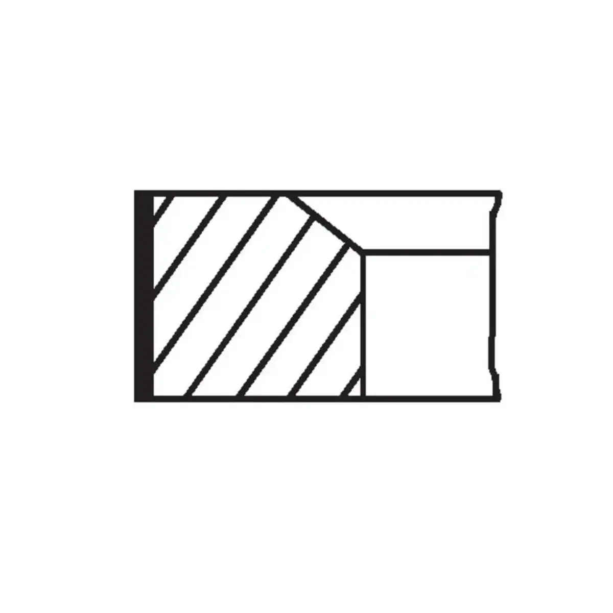 7701475075 SEGMAN ( 76.00 MM STD ) CLIO KANGO 1.5 DCI K9K MAHLE