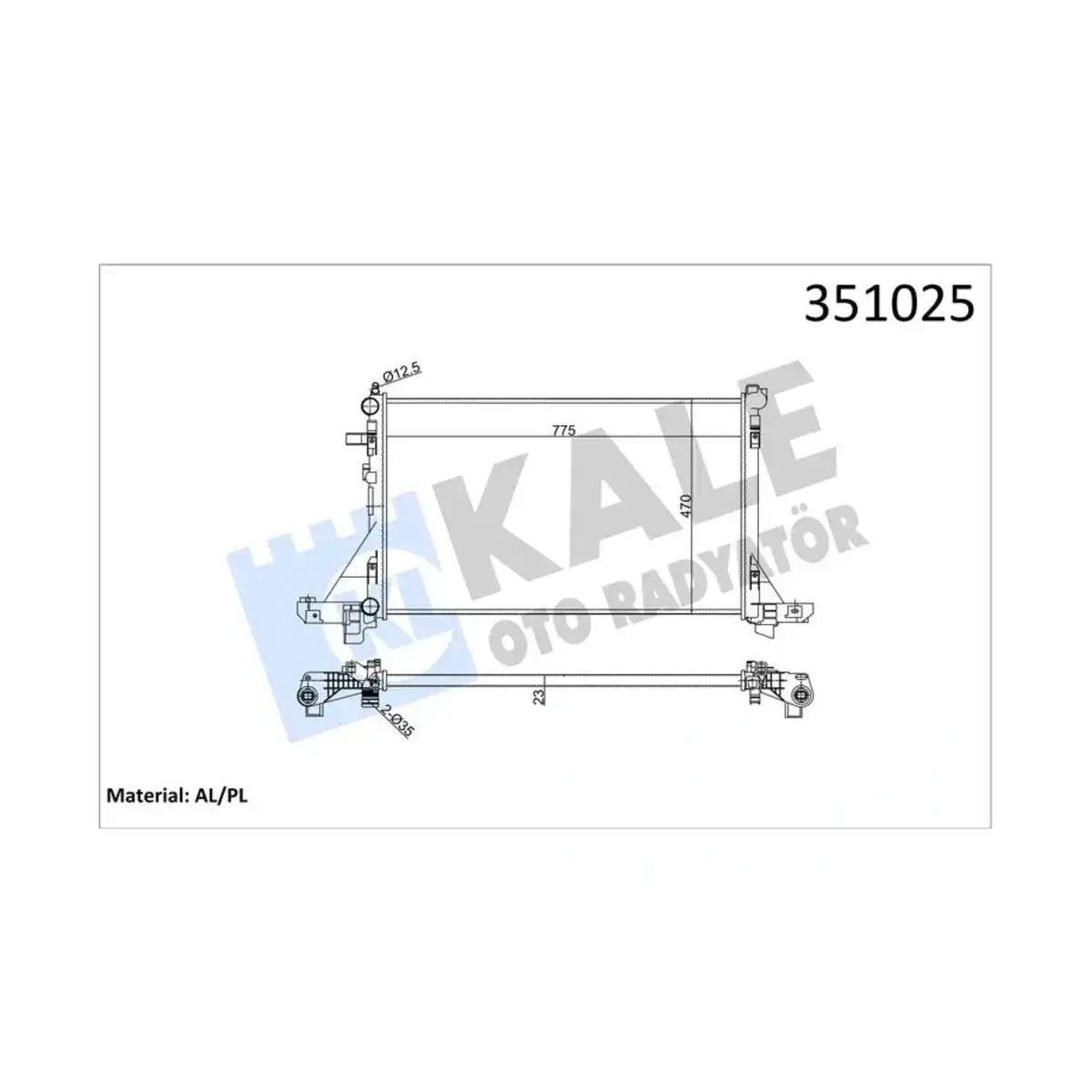 2140000Q2A SU RADYATORU MASTER III 10> MOVANO B 10> 2.3dCI KALE