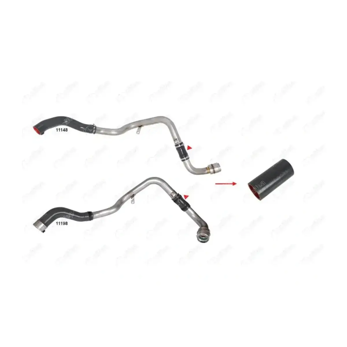 144608304R TURBO HORTUMU KUCUK (METAL BORU HARIC) LOGAN 1.5 NIFEA