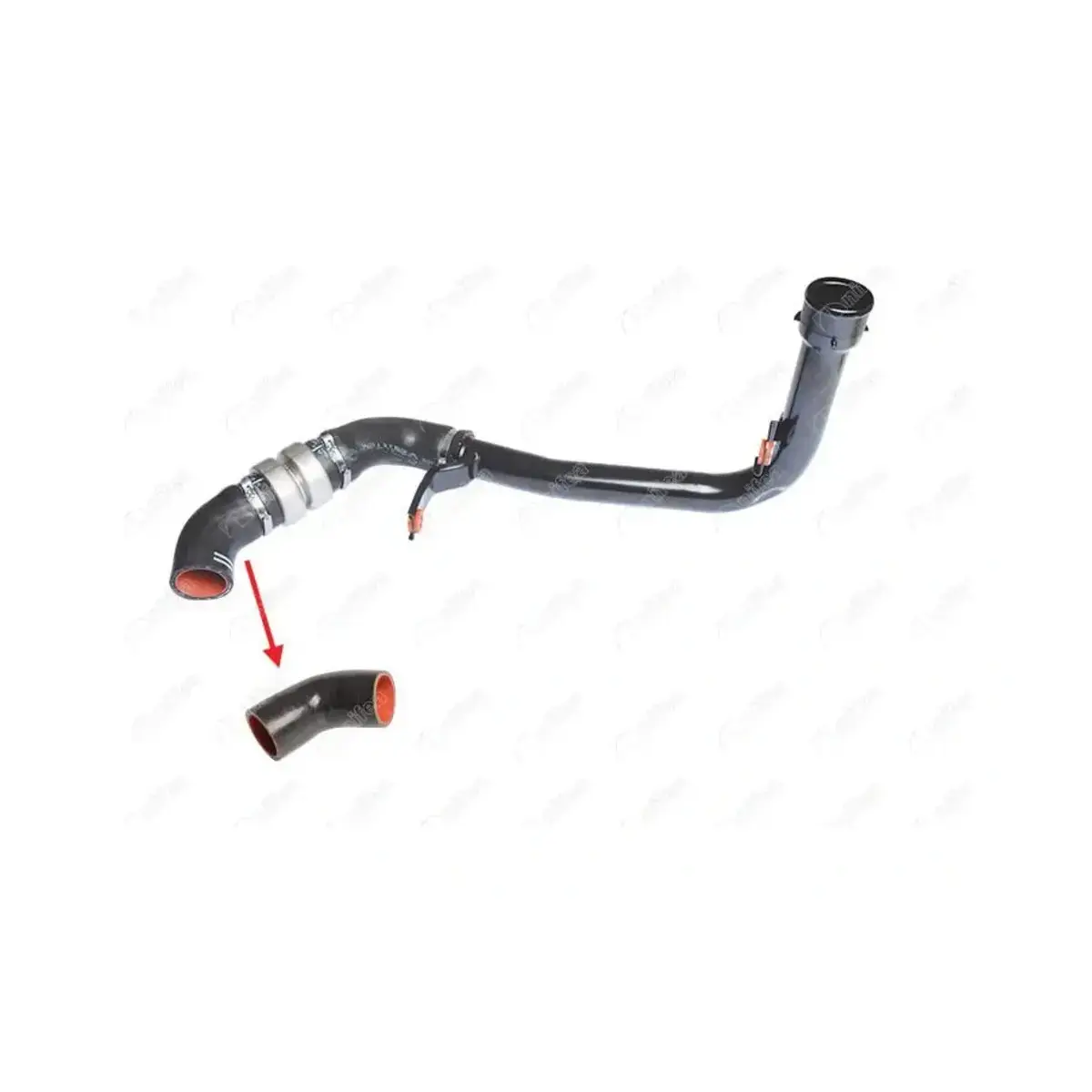 1366746080 TURBO HORTUMU (METAL BORU HARIC) KUCUK BOXER III J NIFEA