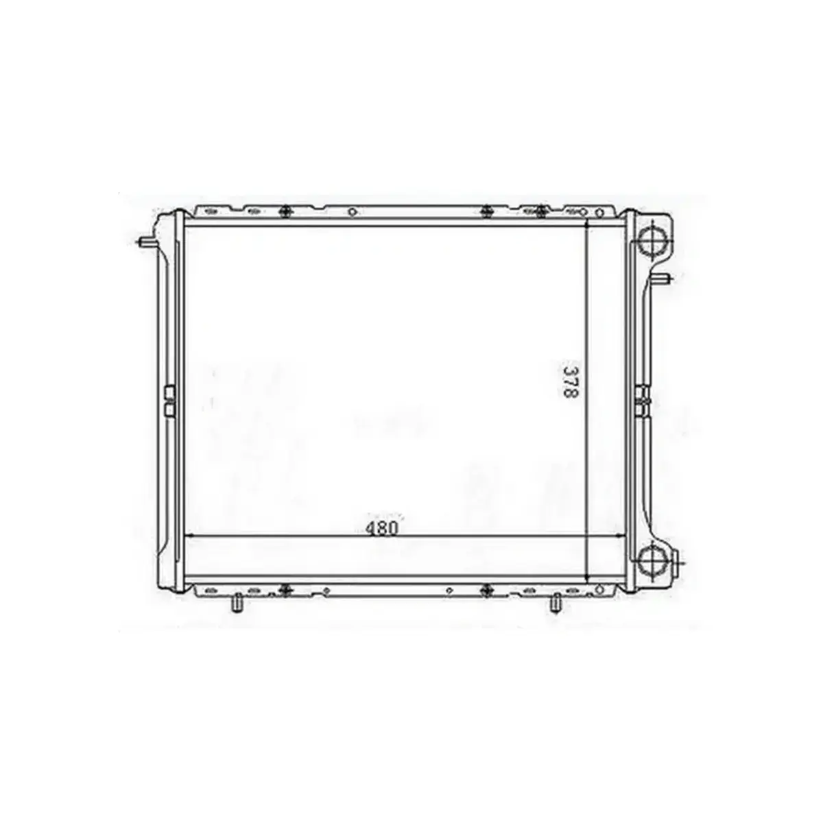 7700790964 RADYATOR R19 44743 1.8I 1.9D 88> 63906 7700272472 MT (480X378X34) ORIS