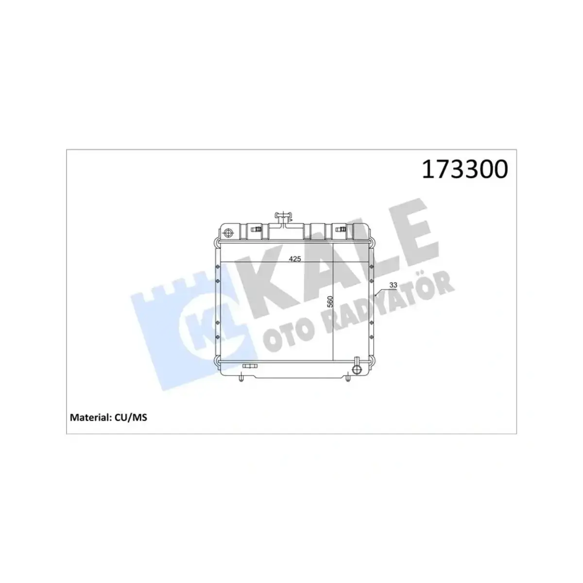 1235015403 RADYATOR 250 280 300 (W123) 3 SIRA PS KALE