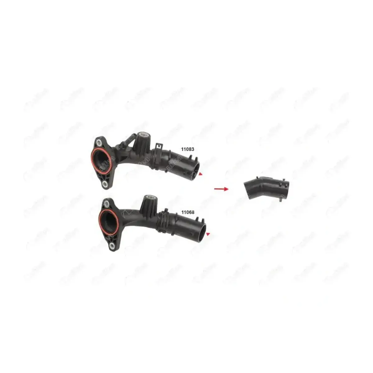 6081400500 EGR BORUSU HORTUMU CLIO V KADJAR KANGO MEGANE IV NIFEA