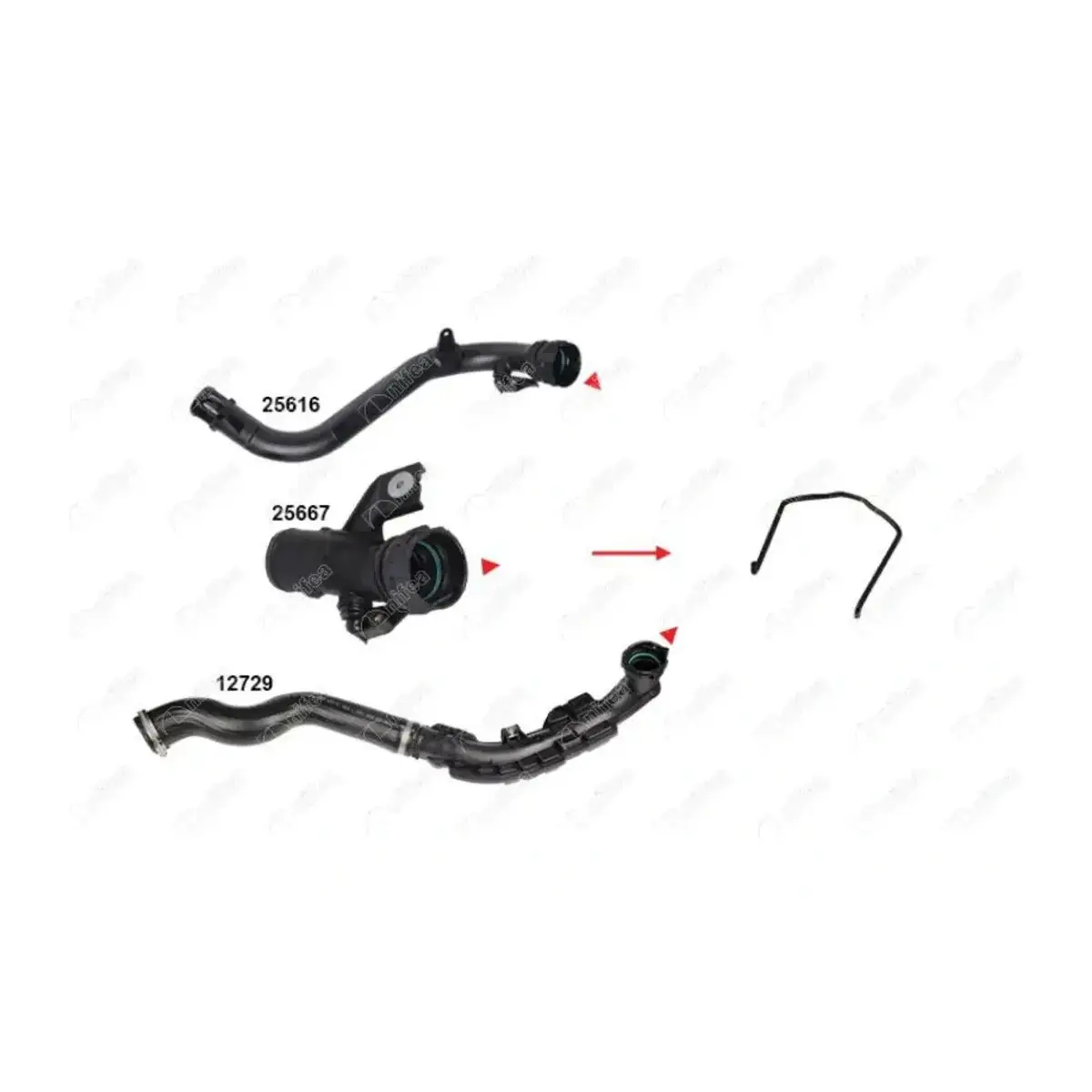 7701069812 TURBO BORUSU SEKMANI KANGO MASTER II MOVANO QASHQAI NV200 NIFEA