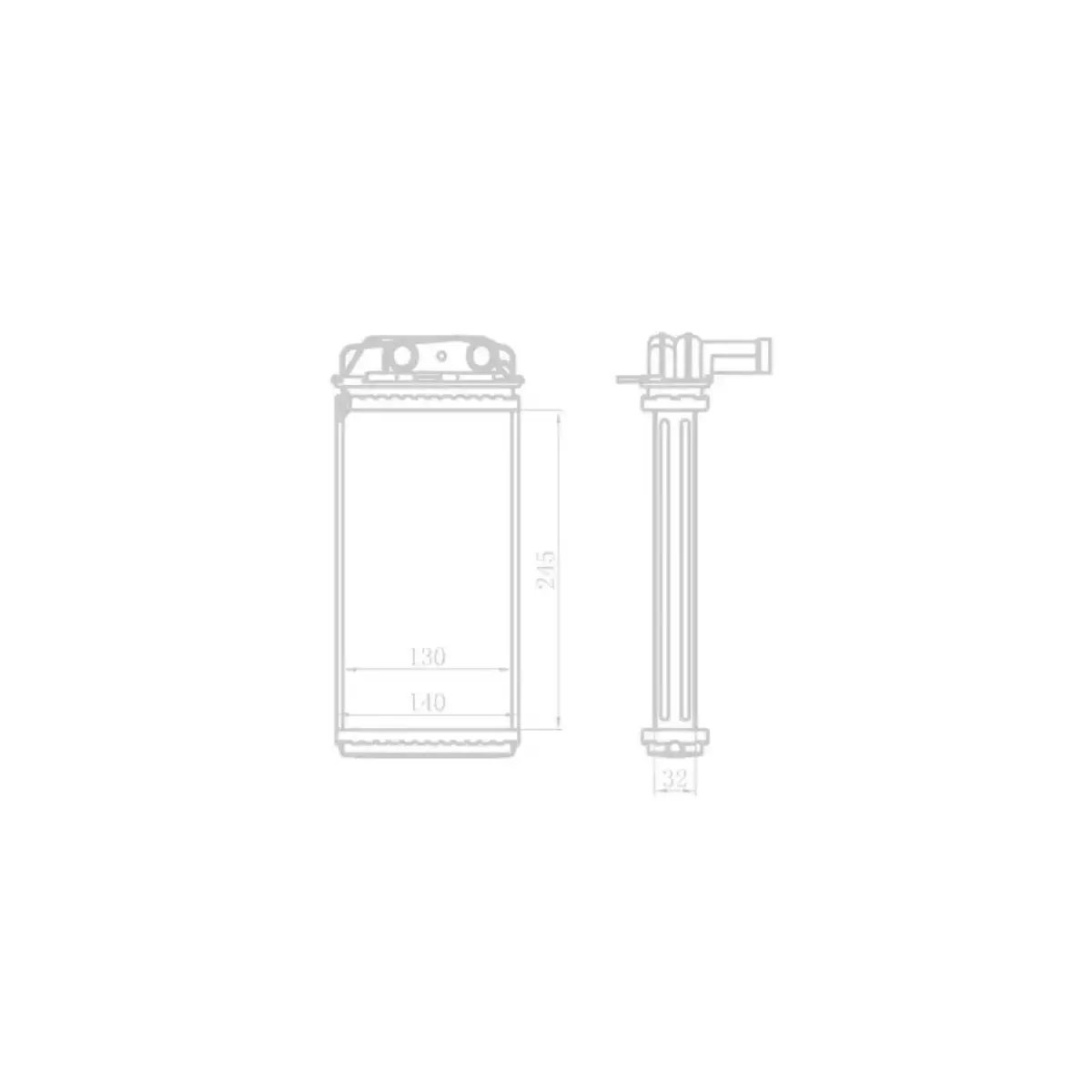 4672306 KALORIFER RADYATORU 1.3 ALBEA (245x130x32) ORIS