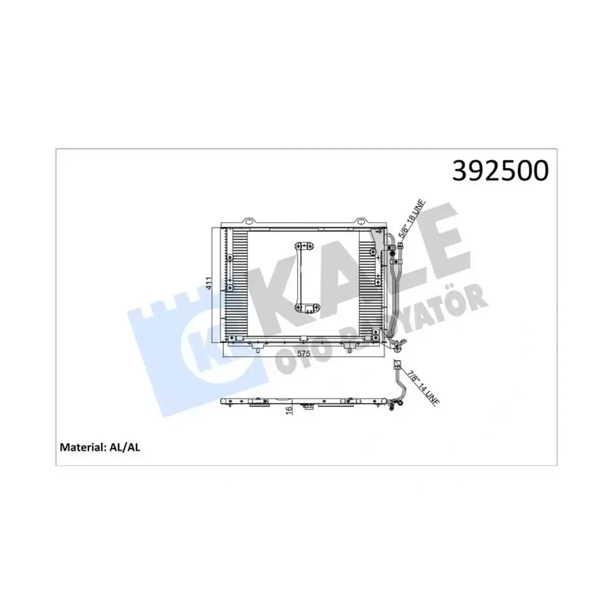 2028301070 KONDENSER C200-C200 T-C220-C220 T AL AL KALE