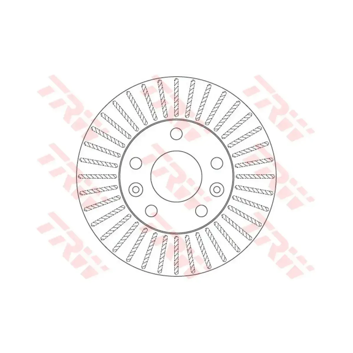 DF6200 FREN DISKI ON HAVALI DUSTER I 10>18 DUSTER II 18> RENAULT MEGANE IV 15> ( 269*22.5 ) 5 BIJON TRW