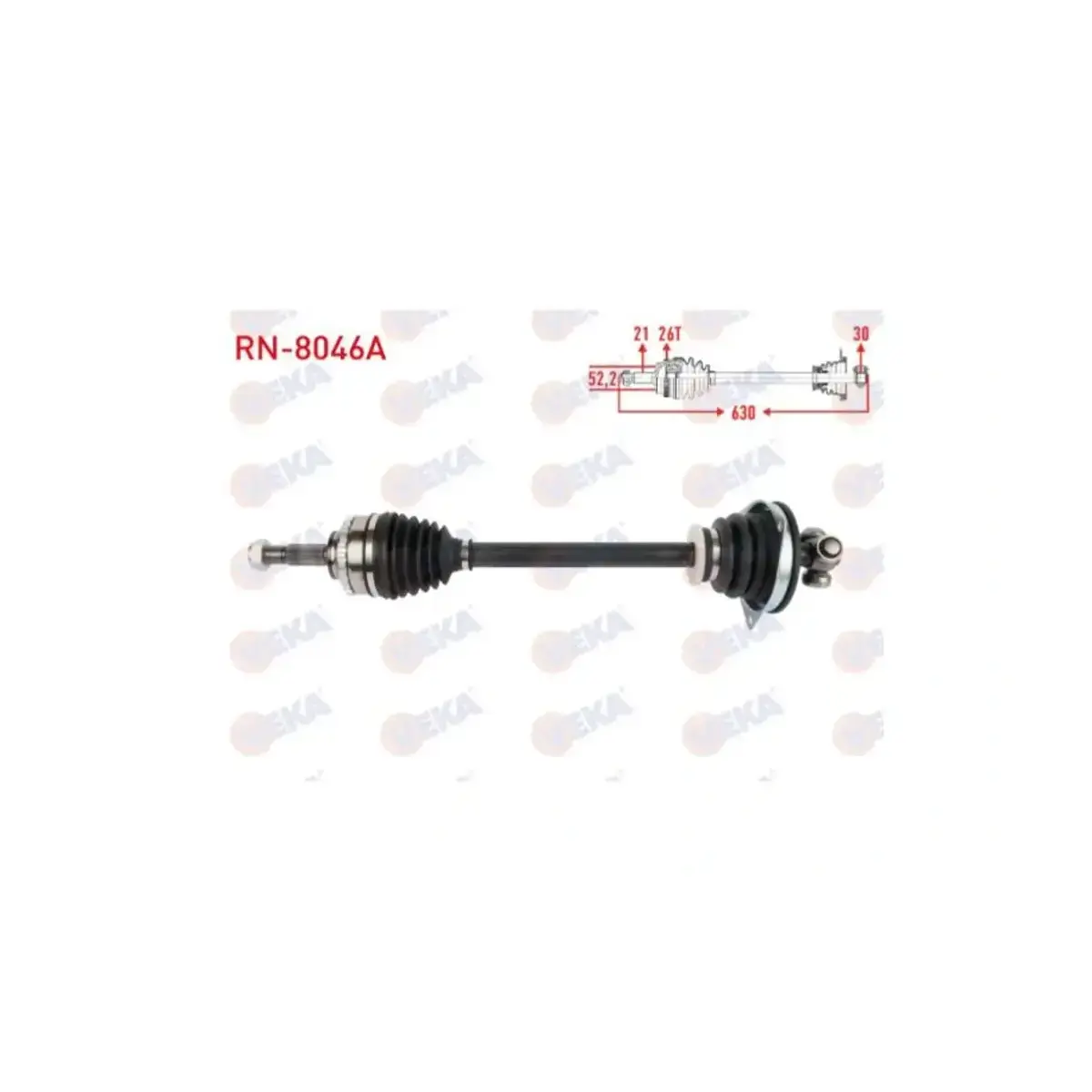 391014440R AKS KOMPLE SOL CLIO II KANGO 97> TWINGO 1.2 1.4 DCI VEKA