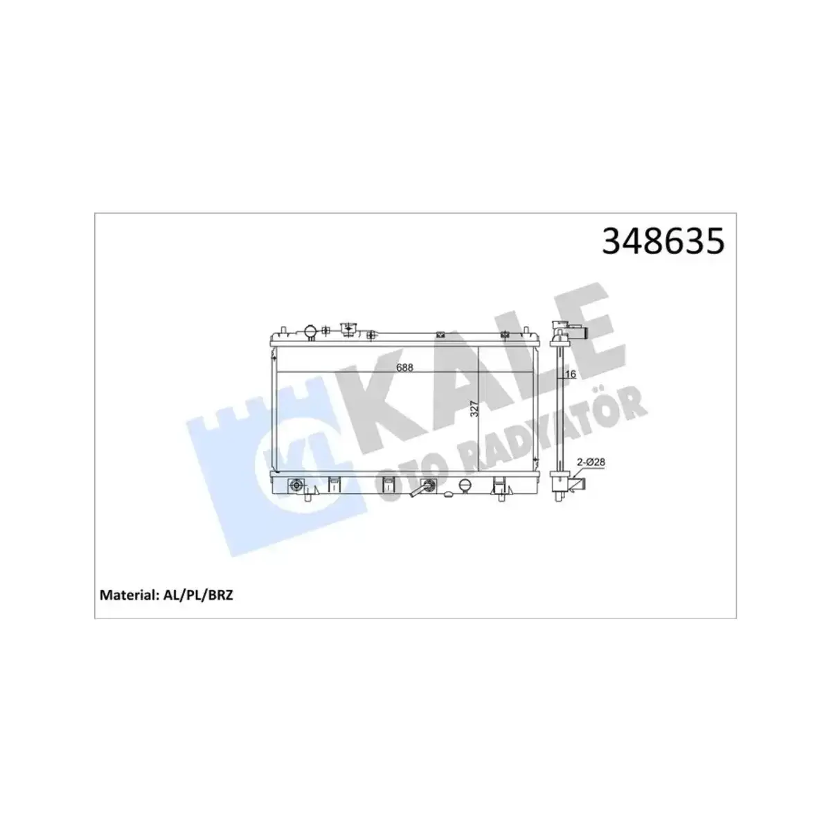 FS7P15200A RADYATOR 323 F VI 323 S VI (AT) AL PL BRZ KALE