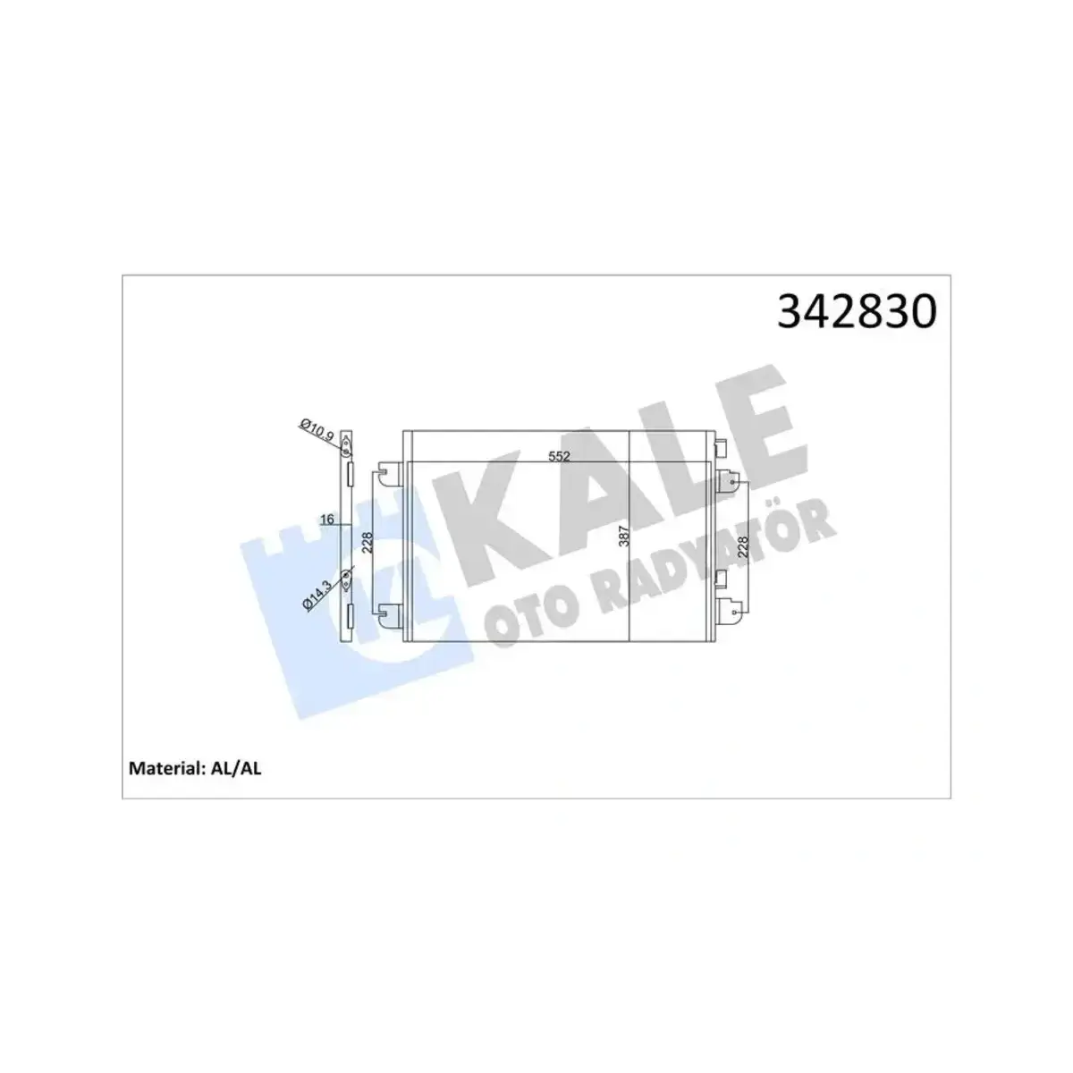 8200182361 KLIMA RADYATORU MEGANE I SCENIC I LOGAN SANDERO DUSTER 1.6 16V KALE