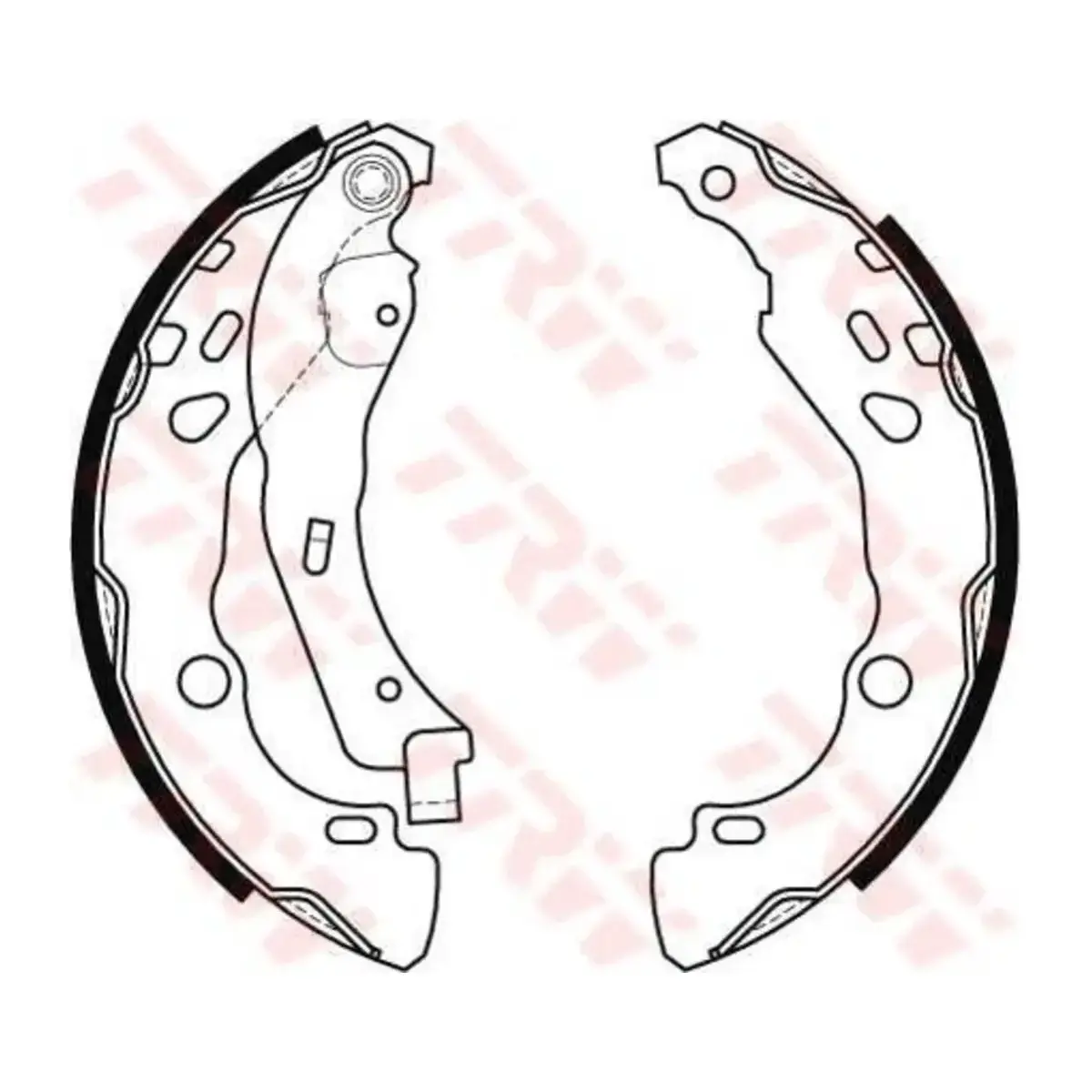 7701207178 ARKA FREN BALATASI PABUCLU CLIO II 98> CLIO IV 12> CLIO SYMBOL 02> SYMBOL III 13> DACIA SANDERO 08> TRW