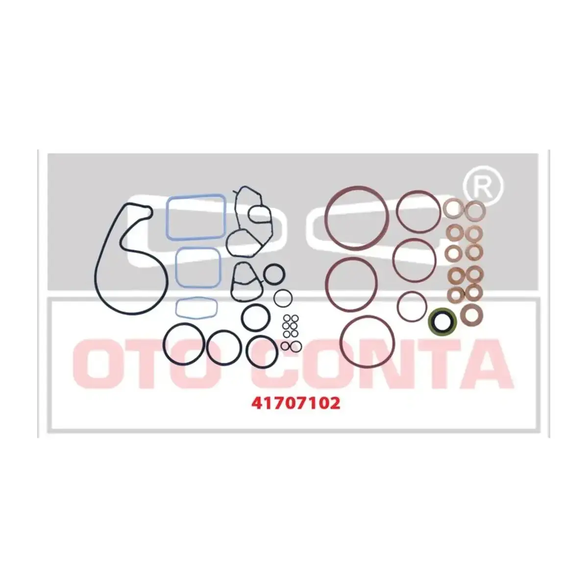 41707102 MOTOR TAKIM CONTA PARTNER BERLINGO 1.6 8V HDI EURO 5 KECELI SKC SIZ OTOCONTA