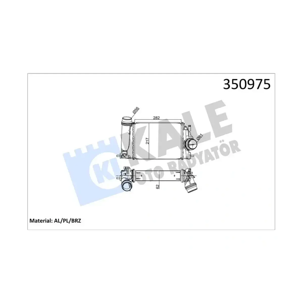 14461BD70A INTERCOOLER QASHQAI MEGANE IV 1.6 DIC-T 1.6 Tce (14+) AL PL BRZ KALE