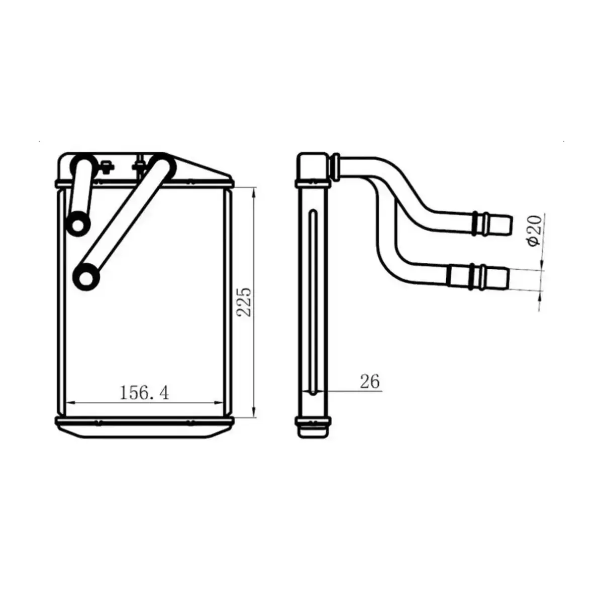 77264073 KALORIFER RADYATORU BOXER JUMPER DUCATO III 06> BORULU ORIS