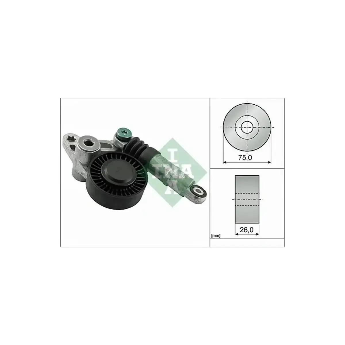 059145201F ALTERNATOR GERGI RULMANI ( KUTUKLU) TOUAREG A6 Q7 CAYENNE 3.0 TDI (BUNG-CASA-BMK) INA