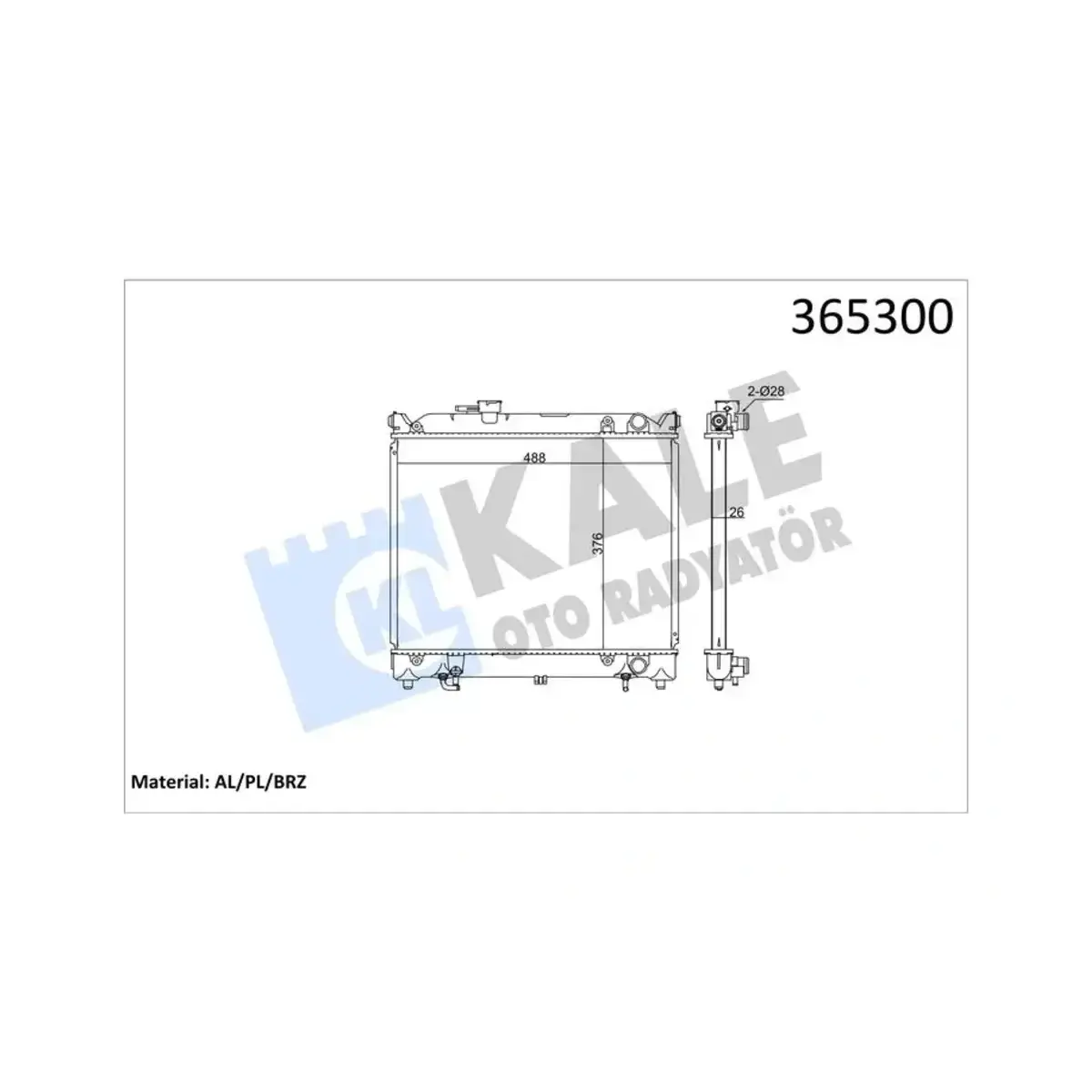 1770060A11 RADYATOR VITARA (AT) AL PL BRZ KALE