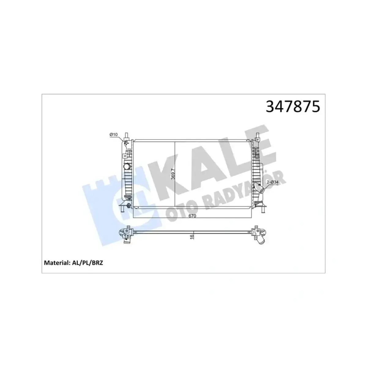 LF8B1520Y RADYATOR 3 (AT MT) AL PL BRZ KALE