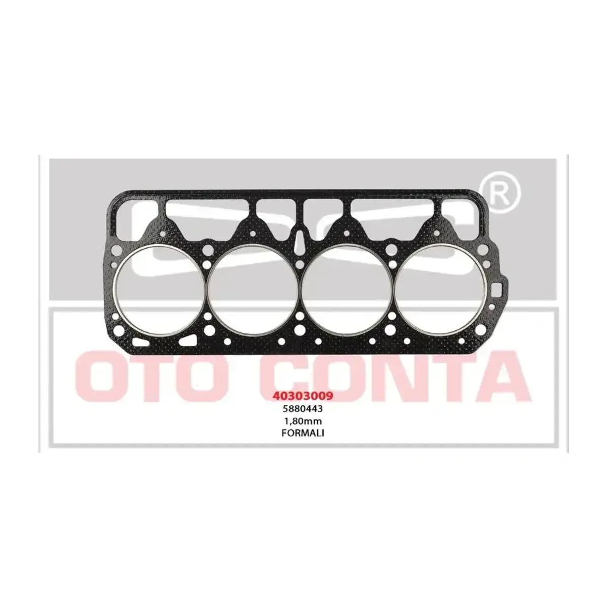 5880443 SILINDIR KAPAK CONTASI 1.80 MM FORMALI M131 OTOCONTA